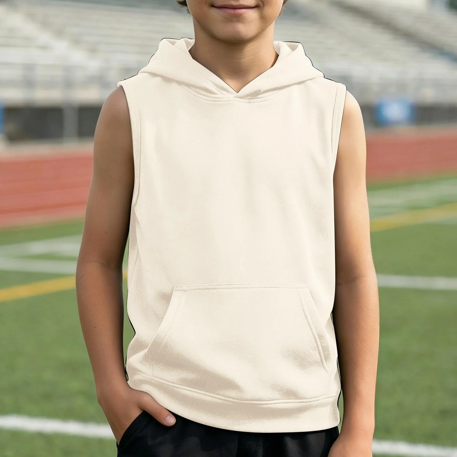 Camiseta sin Mangas para niños Deportiva Entrenamiento