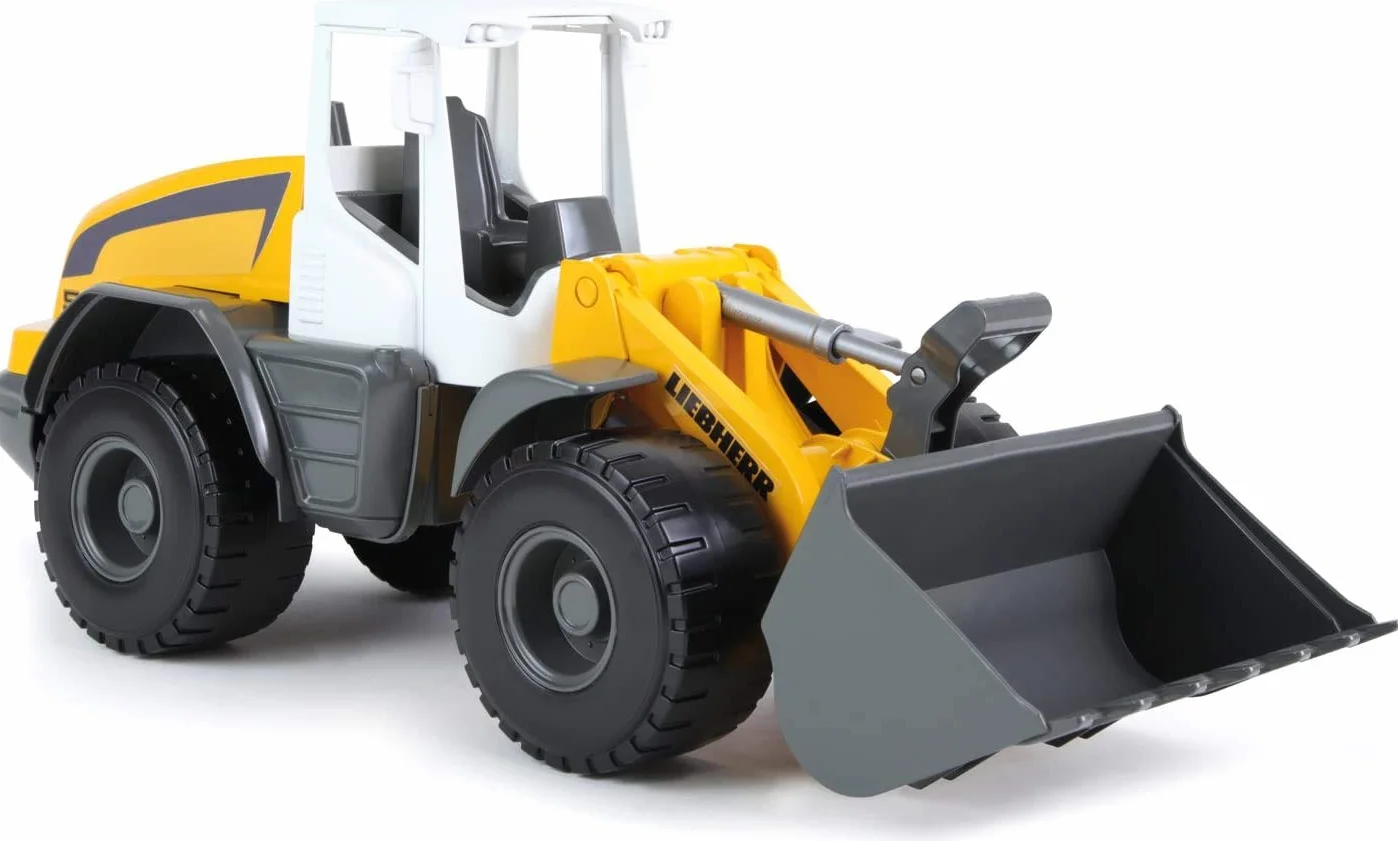 Lena - Worxx Liebherr L538 Robusto Cargador Juguete por 3+ Años Niños, Amarillo