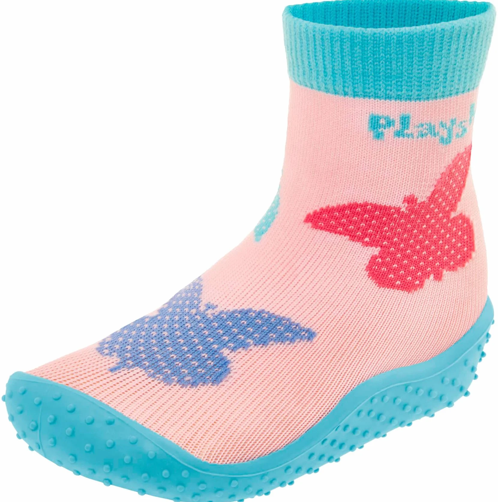 Playshoes Calcetín acuático Zapatos de Agua Mariposas Rosa 28/29 EU