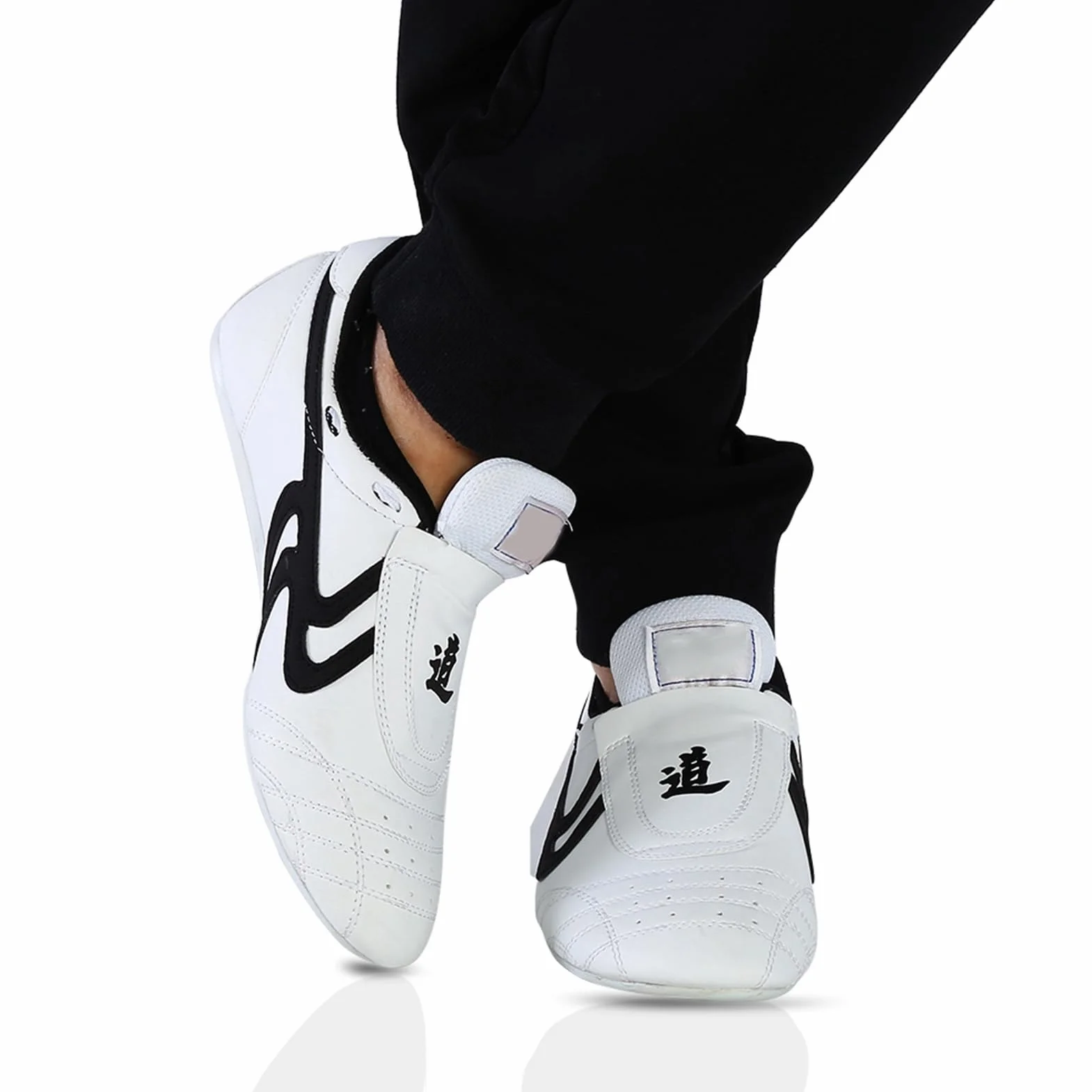 Alomejor Zapatos de Taekwondo Artes Marciales Zapatilla de Boxeo Karate Kung Fu Tai Chi Negras Ligeras