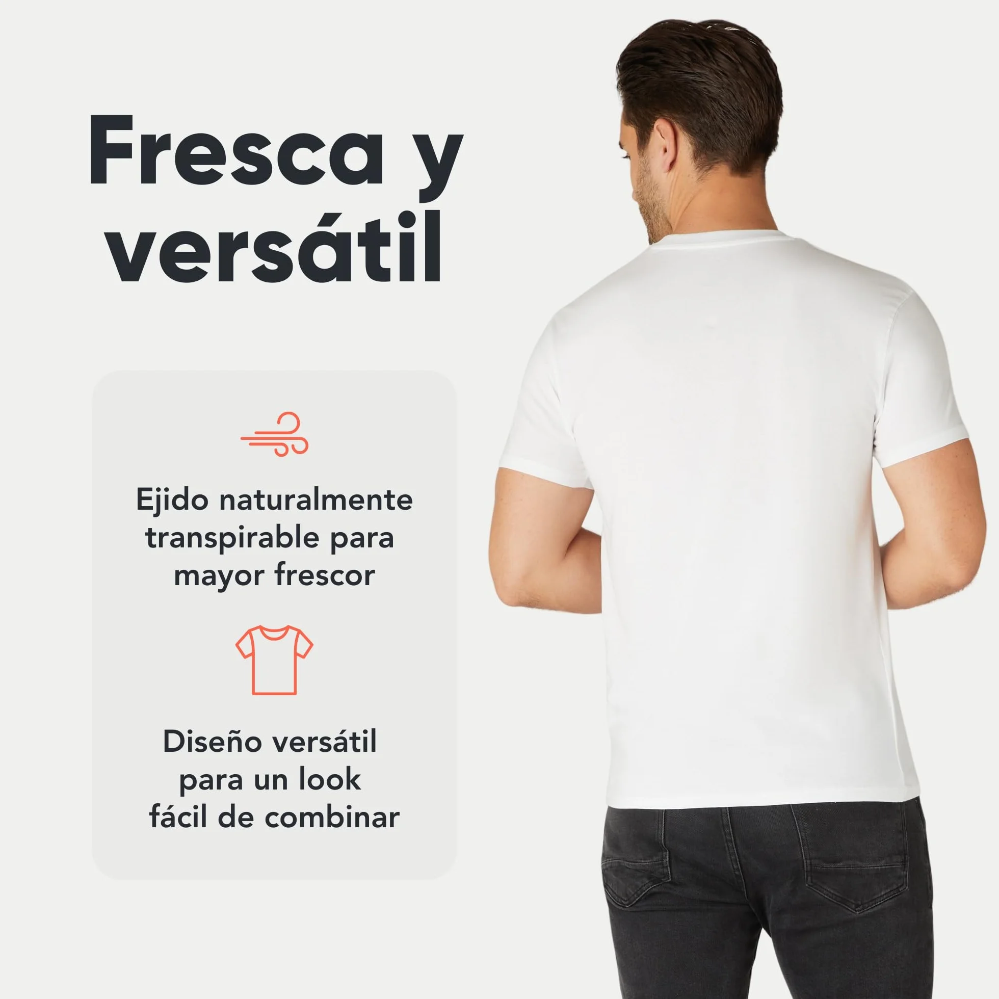 Camiseta FM London Paquete de 3/5 para Hombre - Camisetas de Peso Premium con diseño Ligeramente Ajustado