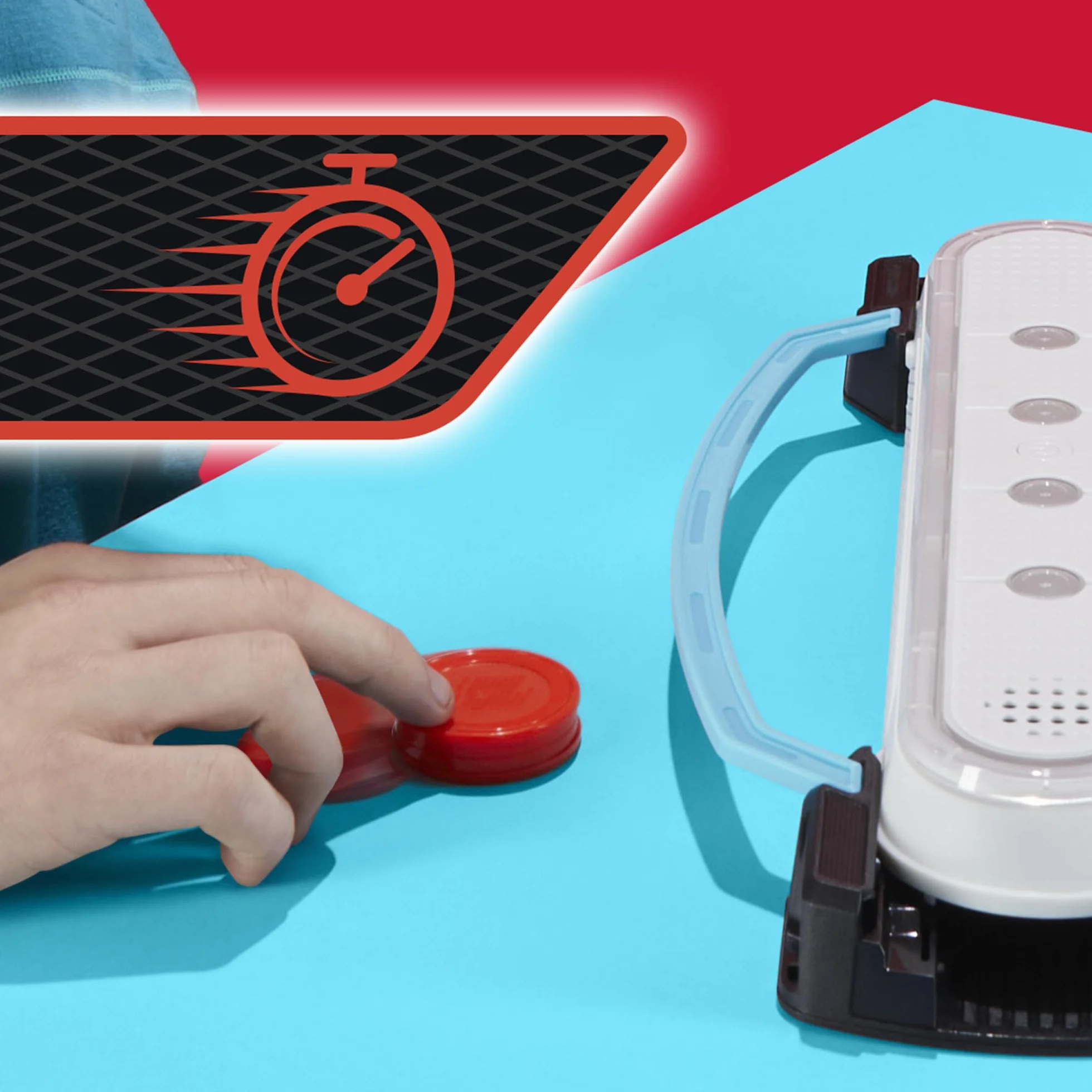Hasbro Gaming Hypershot - Juego electrónico de Hockey de Mesa | 5 Juegos en 1 | Música, Luces y Sonidos | A Partir de 8 años | para 1 a 2 Jugadores | Juegos de Mesa para niños