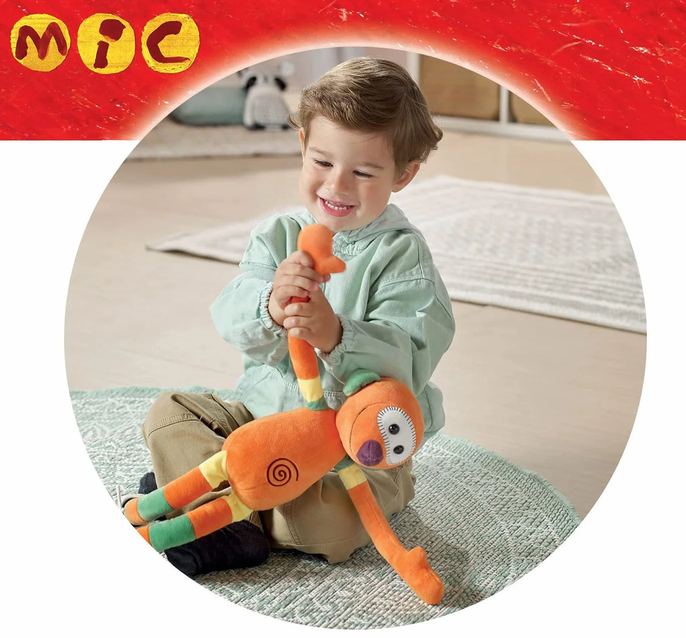 Educa Peluche Mic Club Súper 3 Muñeco Suave 40 cm
