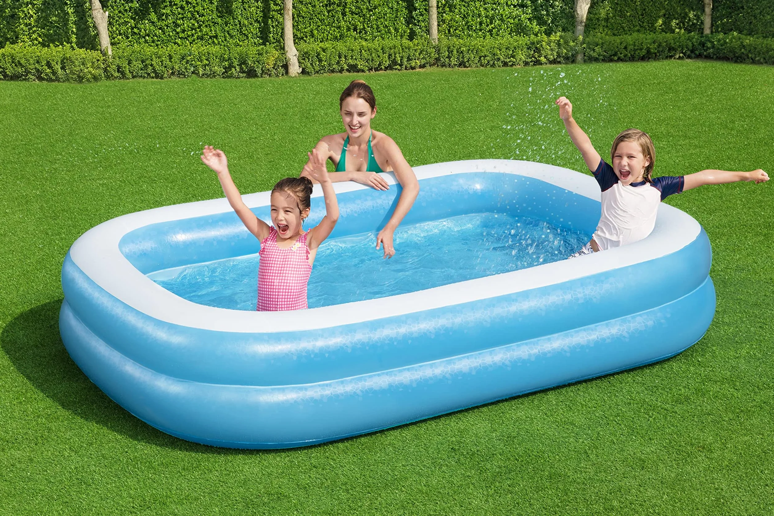 Bestway 54153 Family Pool Fun - Piscina (213 x 206 x 69 cm)