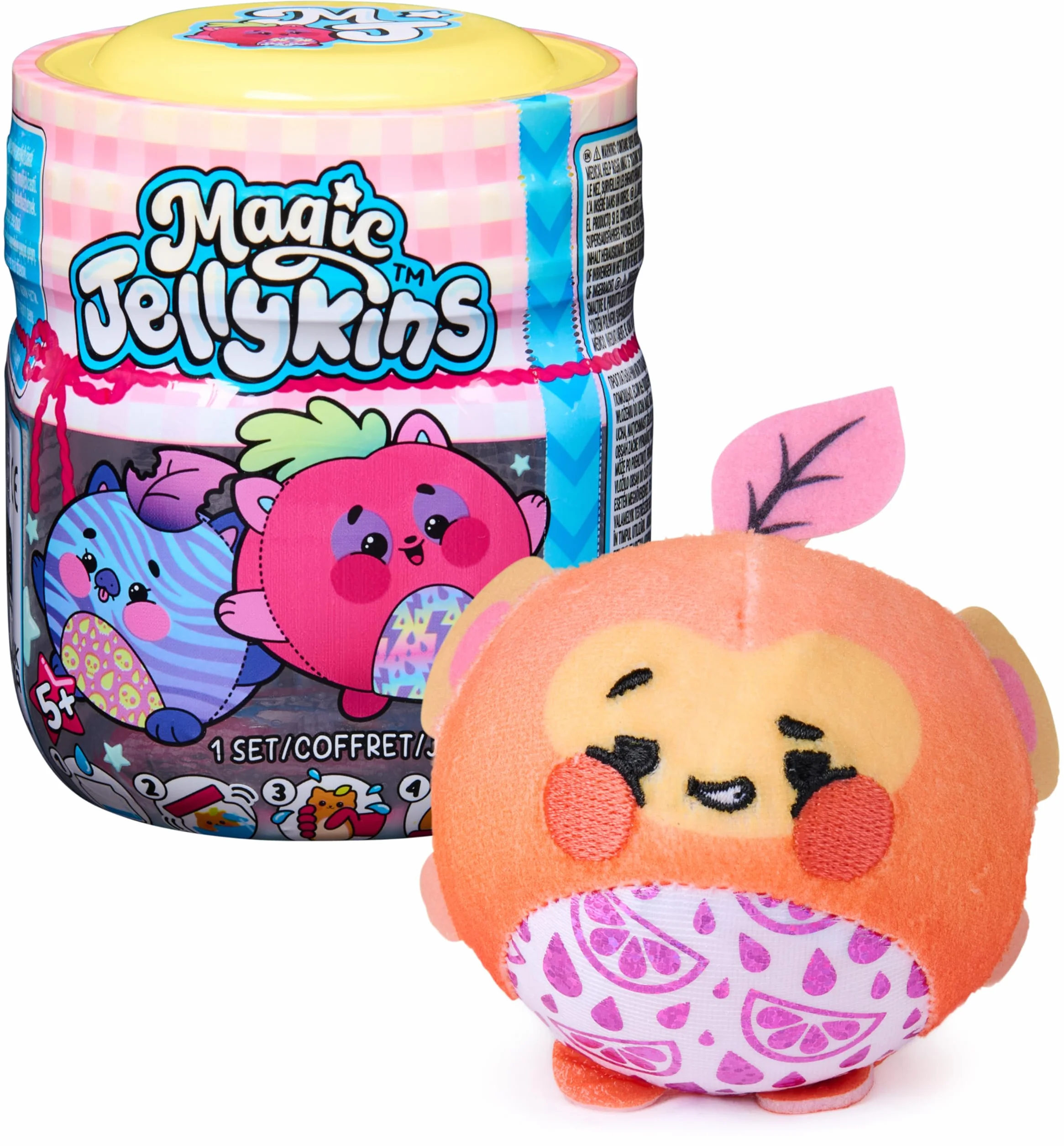 Magic Jellykins Peluche Sorpresa Mágico en Frasco que se Activa con Agua - 20 para Coleccionar - Juguetes Niñas 5 Años + Regalo