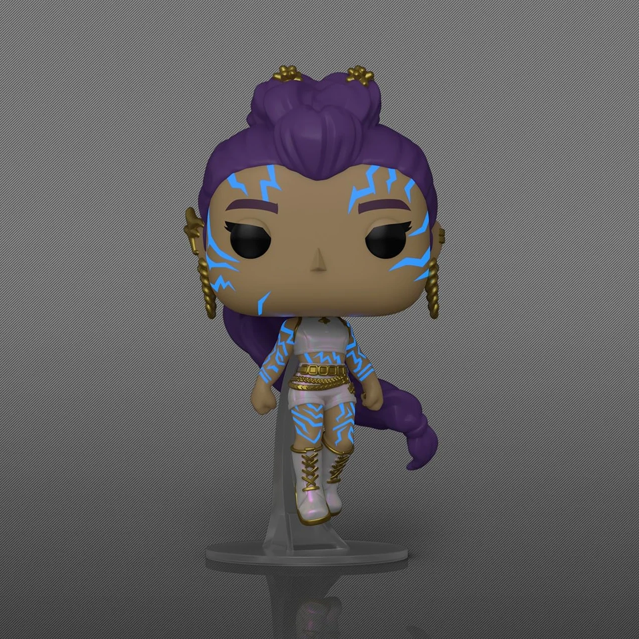Funko POP! Animation: Netflix - KPOP Demon Hunters - Rumi - 1 in 6 chance of receiving the rare Chase variant (Glow in the Dark) - Los estilos varían - Figura de vinilo coleccionable