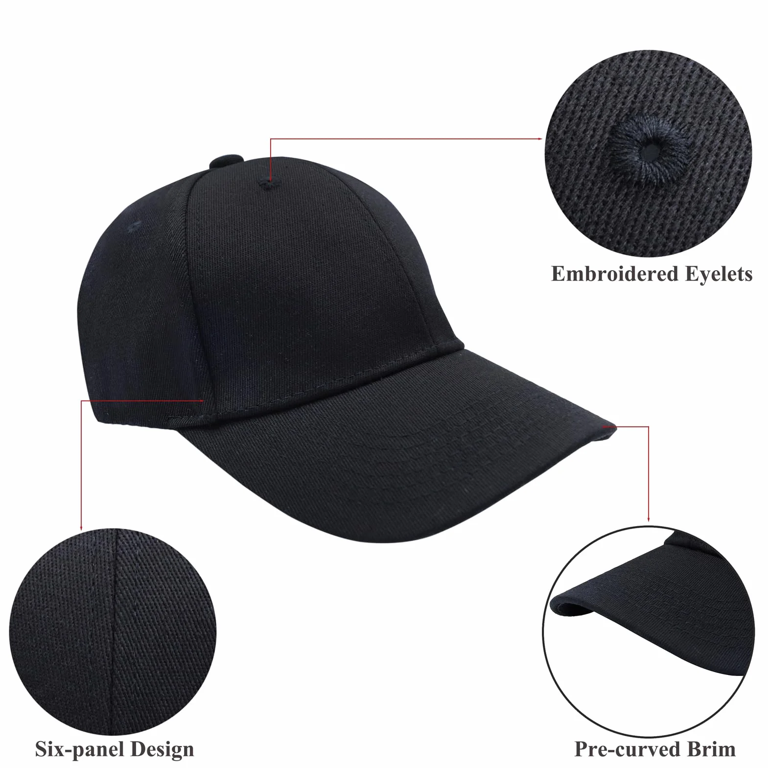 Gorra de Béisbol para Niños Unisex Infantil Ajustable 3-10 Años