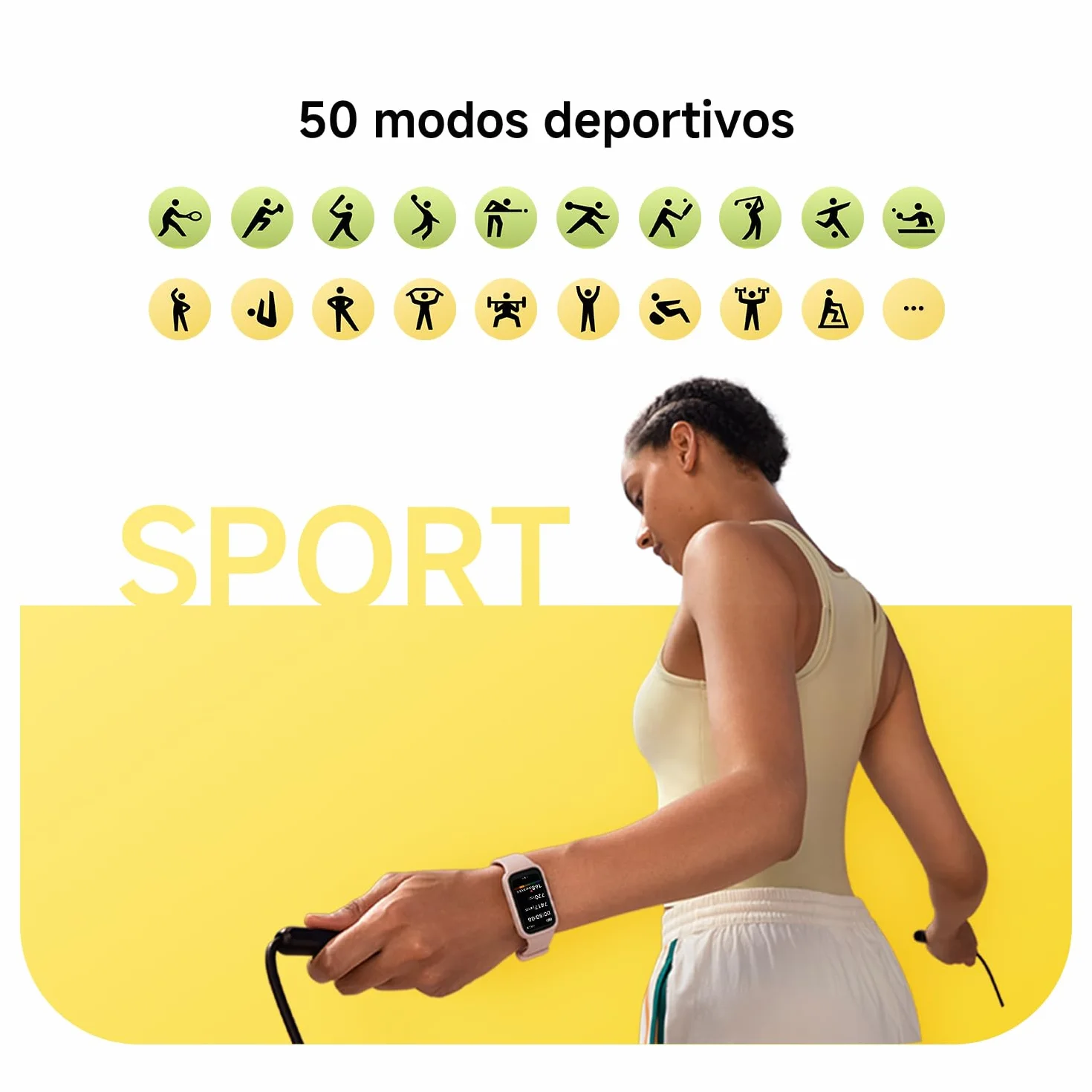 XIAOMI Smart Band 9 Active Pulsera de Actividad 1,47" 60 Hz 5ATM Negro