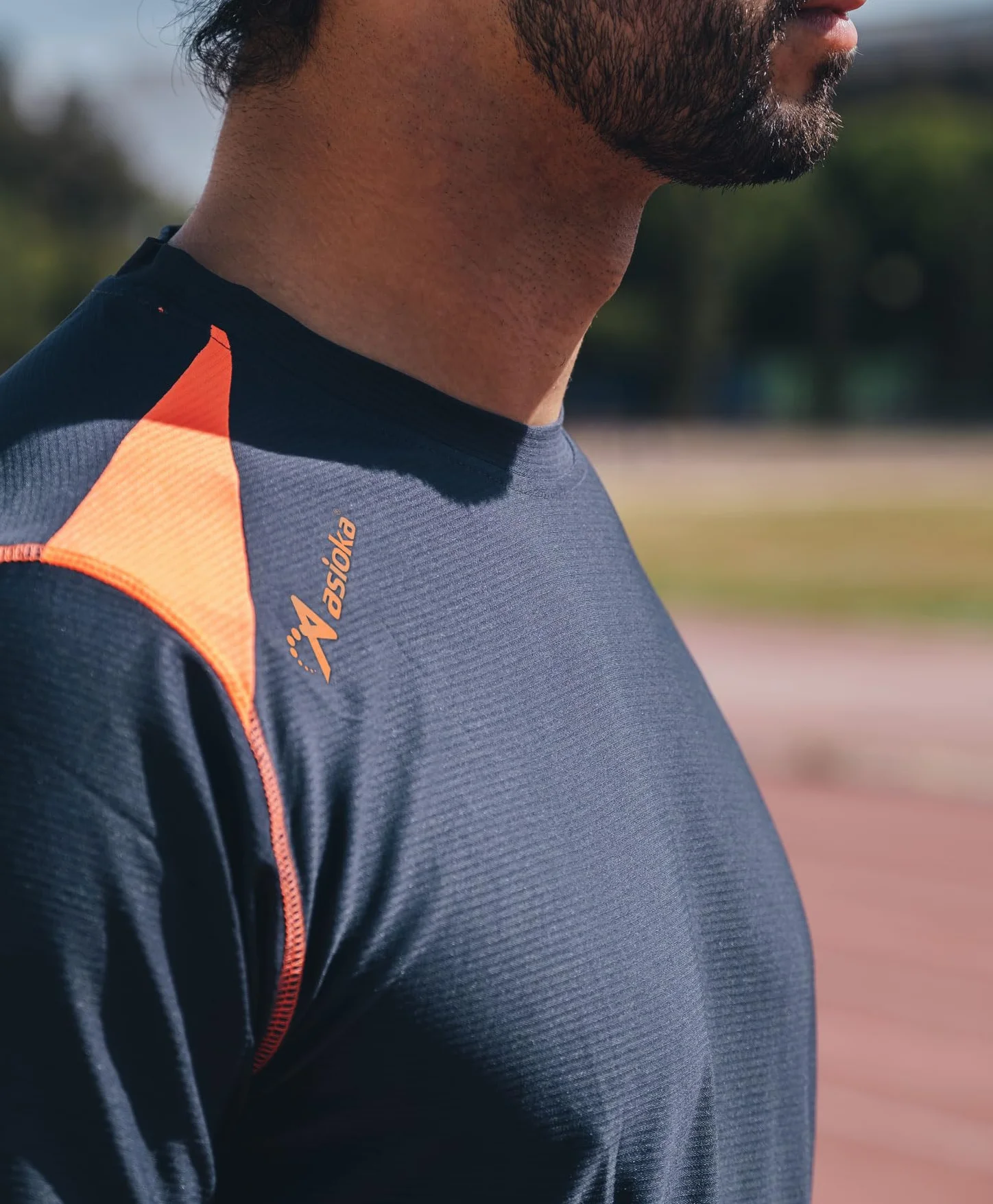 ASIOKA 182/17 Camiseta técnica combinada de manga corta para Adultos