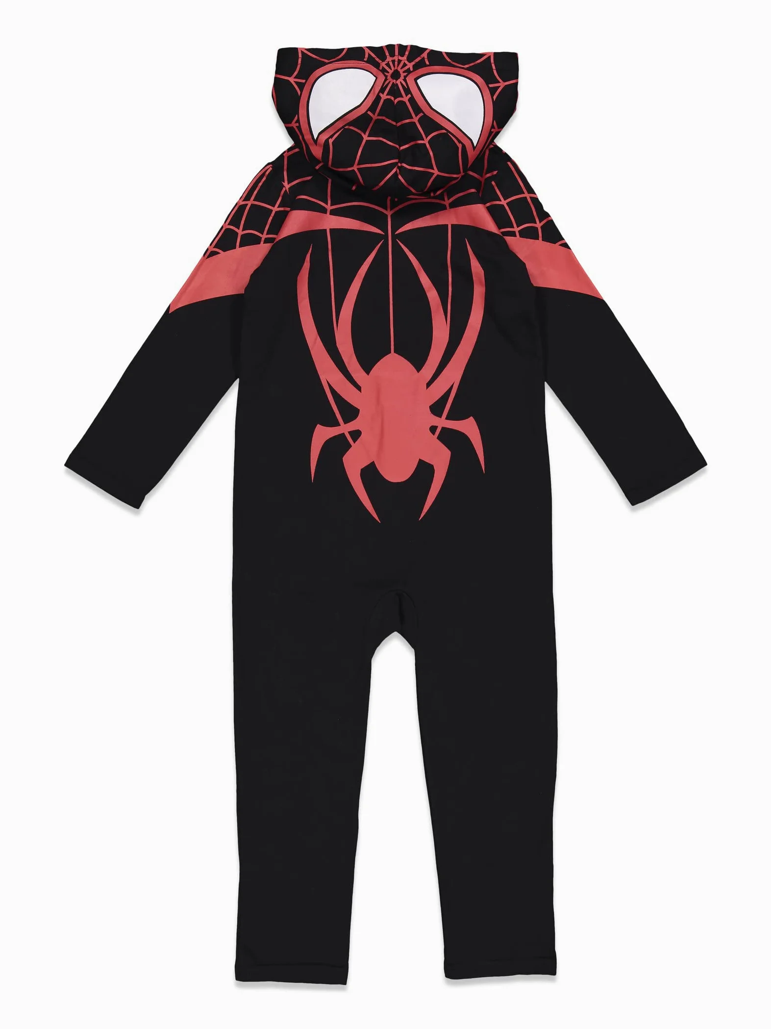 Marvel Spider-Verse Miles Morales Zip Up Cosplay Overol Bebé a Niño Pequeño