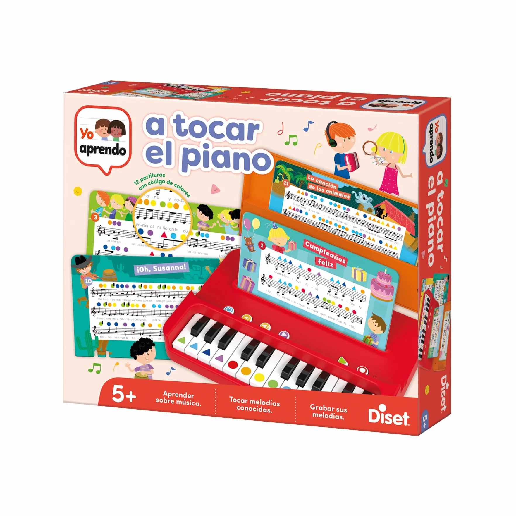 Diset - Yo aprendo a Tocar el Piano, Juego Educativo a Partir de 5 años