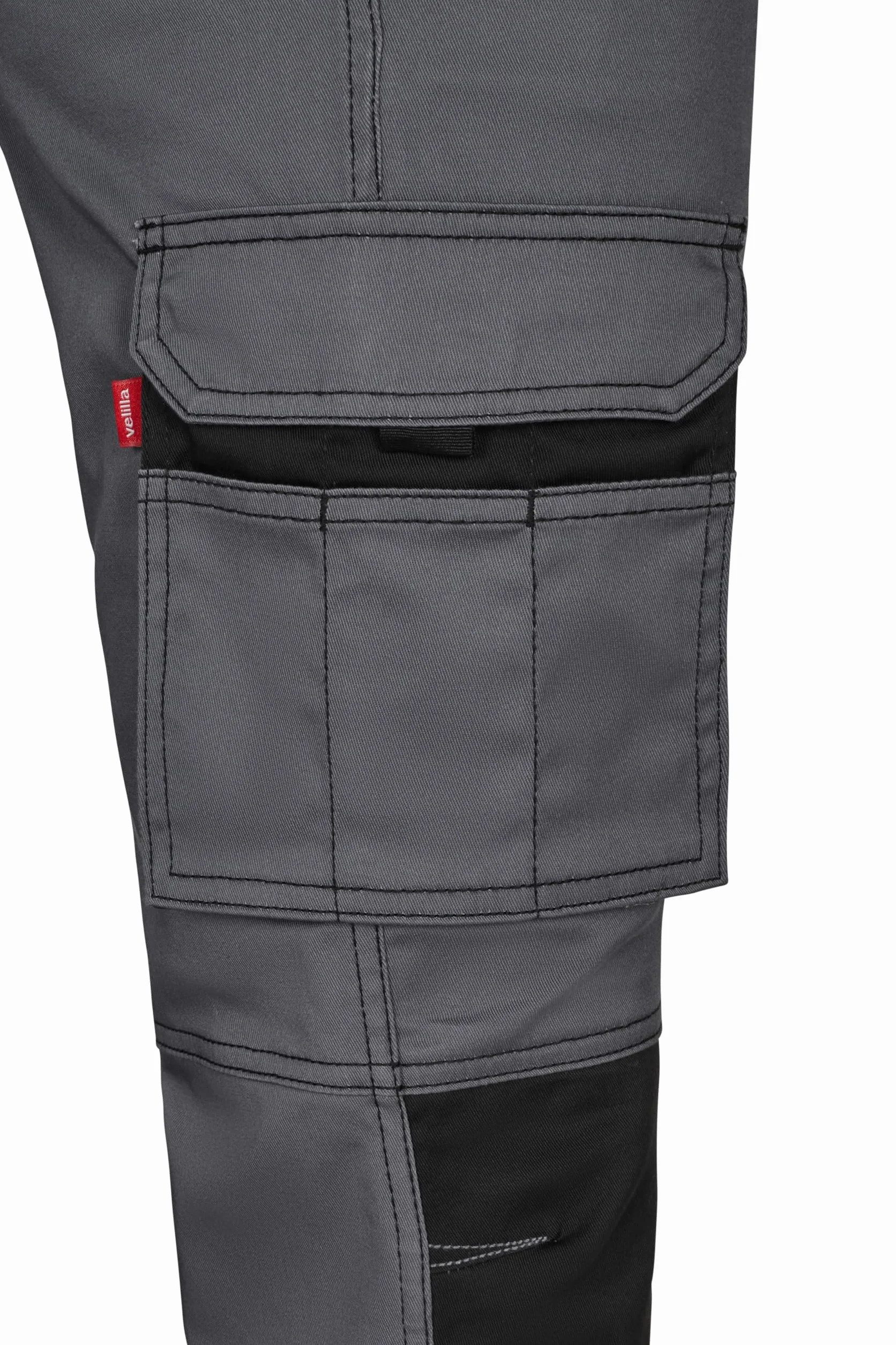 VELILLA Pantalón Stretch Bicolor de Trabajo Unisex Adulto