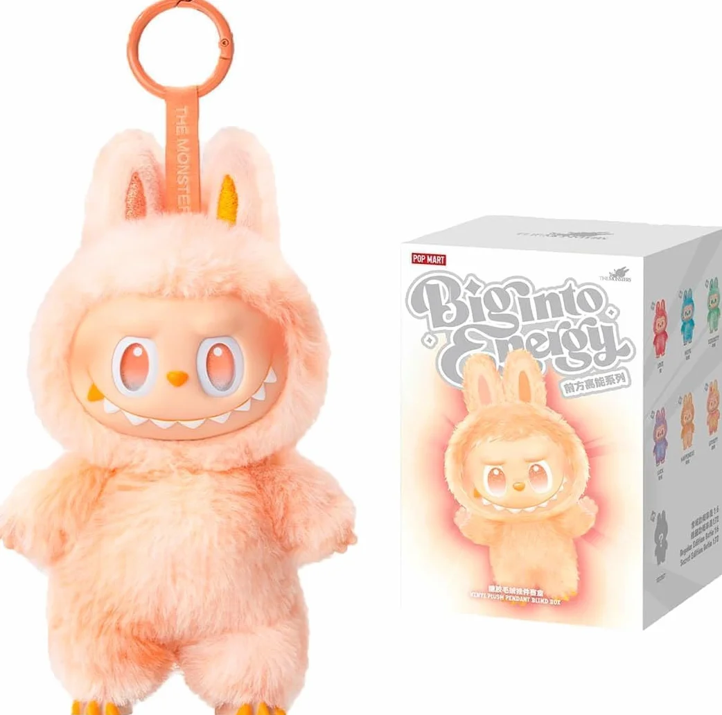 POP MART THE MONSTERS Big into Energy Series - Colgante de Peluche de Vinilo Caja Ciega