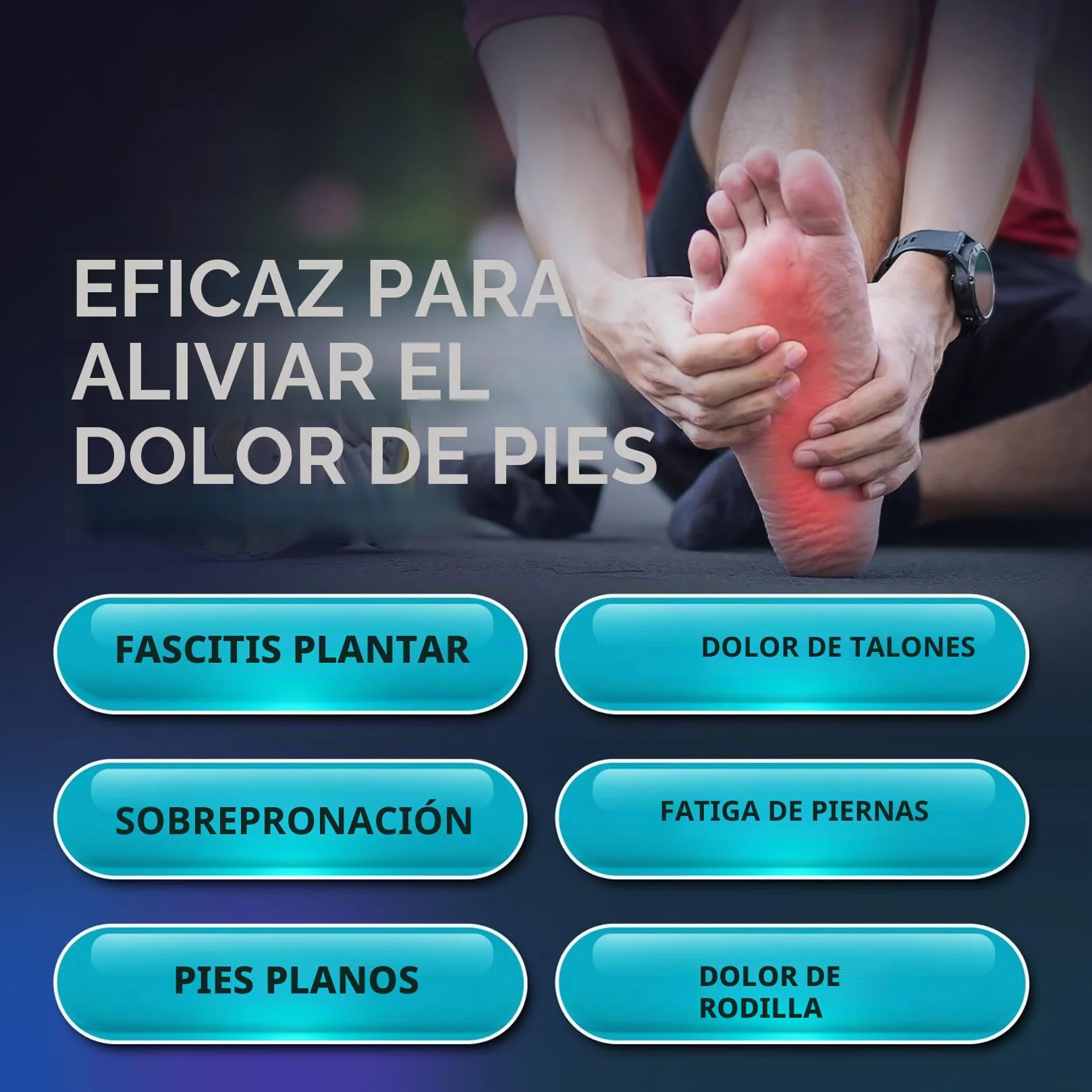 PCSsole Plantillas Ortopédicas, Plantillas Para Espolón Calcáneo, Pies Planos, Dolor De Pies, Soporte Del Arco, Plantillas Ortopédicas Cómodas Para Hombres Y Mujeres.
