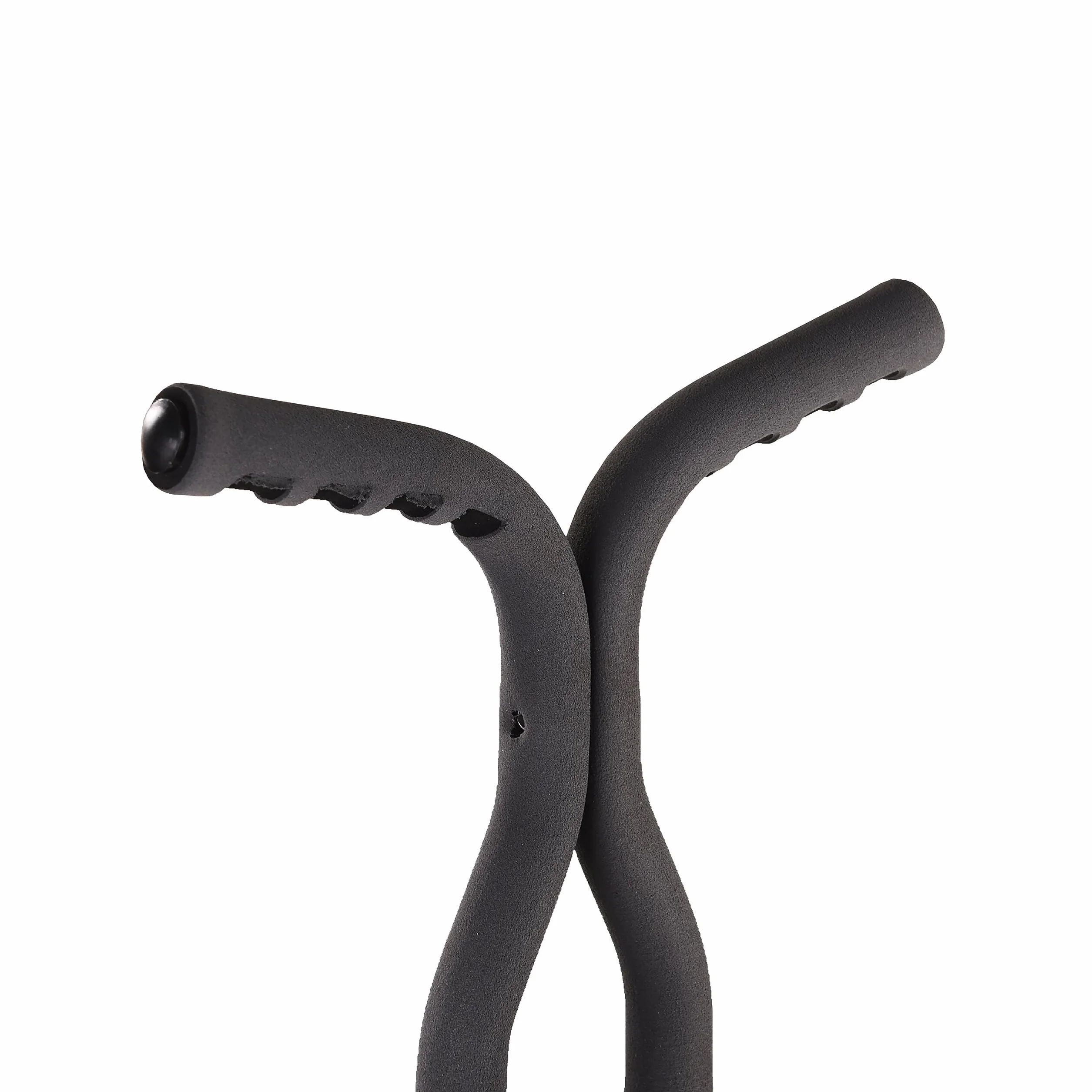 Relaxdays Pogo Stick para niños, Saltador Acolchado, Antideslizante, Acero Inoxidable, hasta 60 kg, 103x29x6 cm, Negro