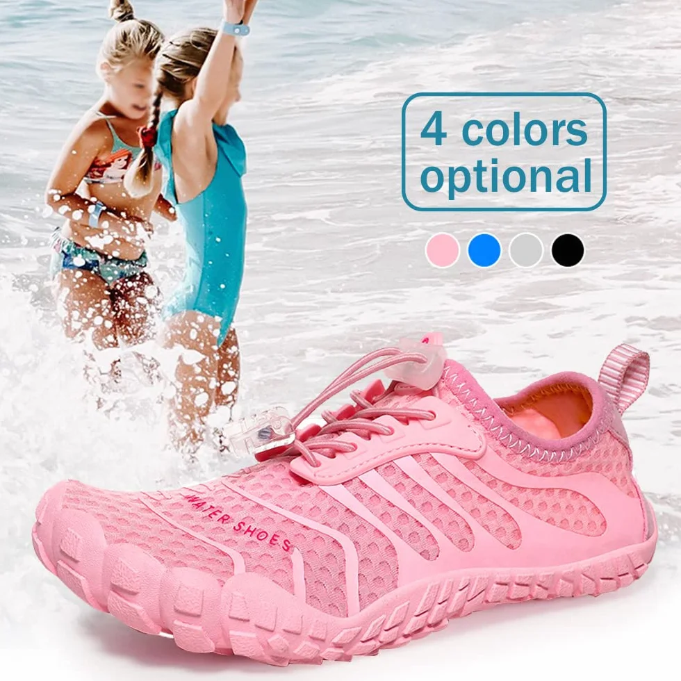 Mateju Zapatos de Agua Niño Niña Escarpines Zapatos de Natación Antideslizantes Secado Rápido