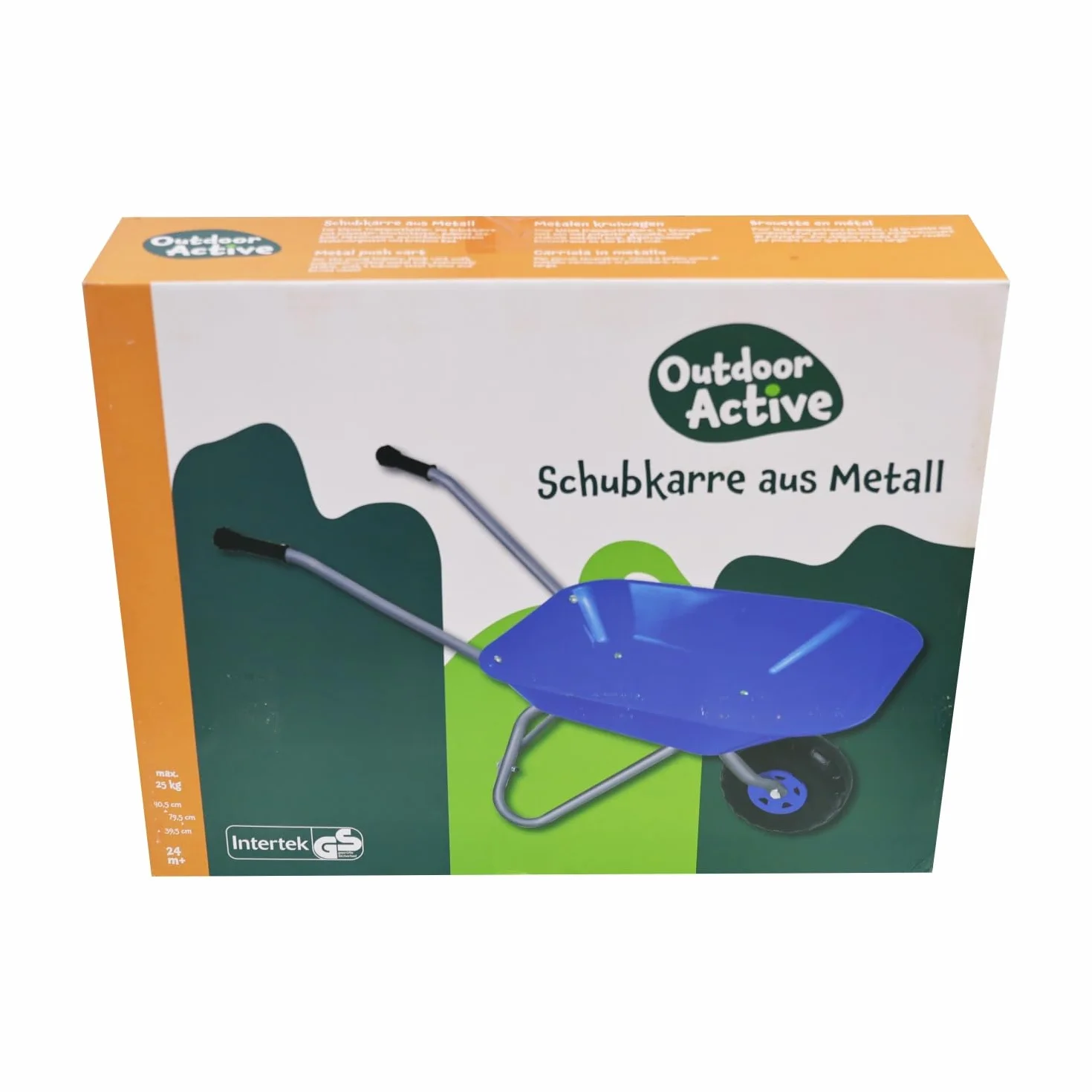 Outdoor Active 560 - Carretilla metálica para niños