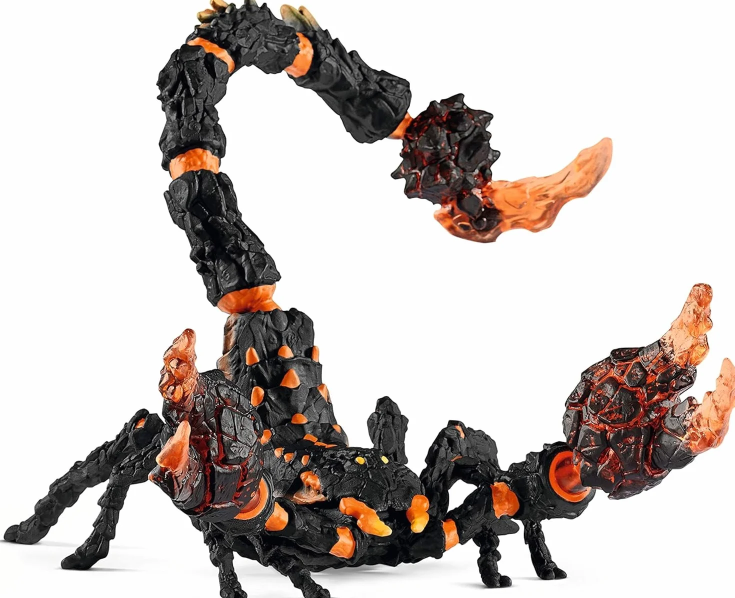 Schleich ELDRADOR Creatures | Escorpión de Lava 70142 | Figura Monstruo ELDRADOR Pinzas móviles y Cola venenosa | Regalo para niños y niñas | Desde 7 años | 21 x 14 x 14 cm