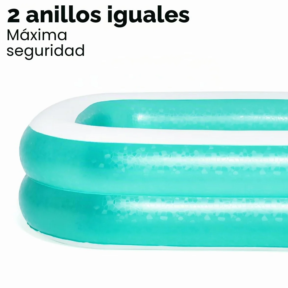 Bestway 54150 Family - Piscina Hinchable para niños, 200 x 146 x 48 cm, Color Azul
