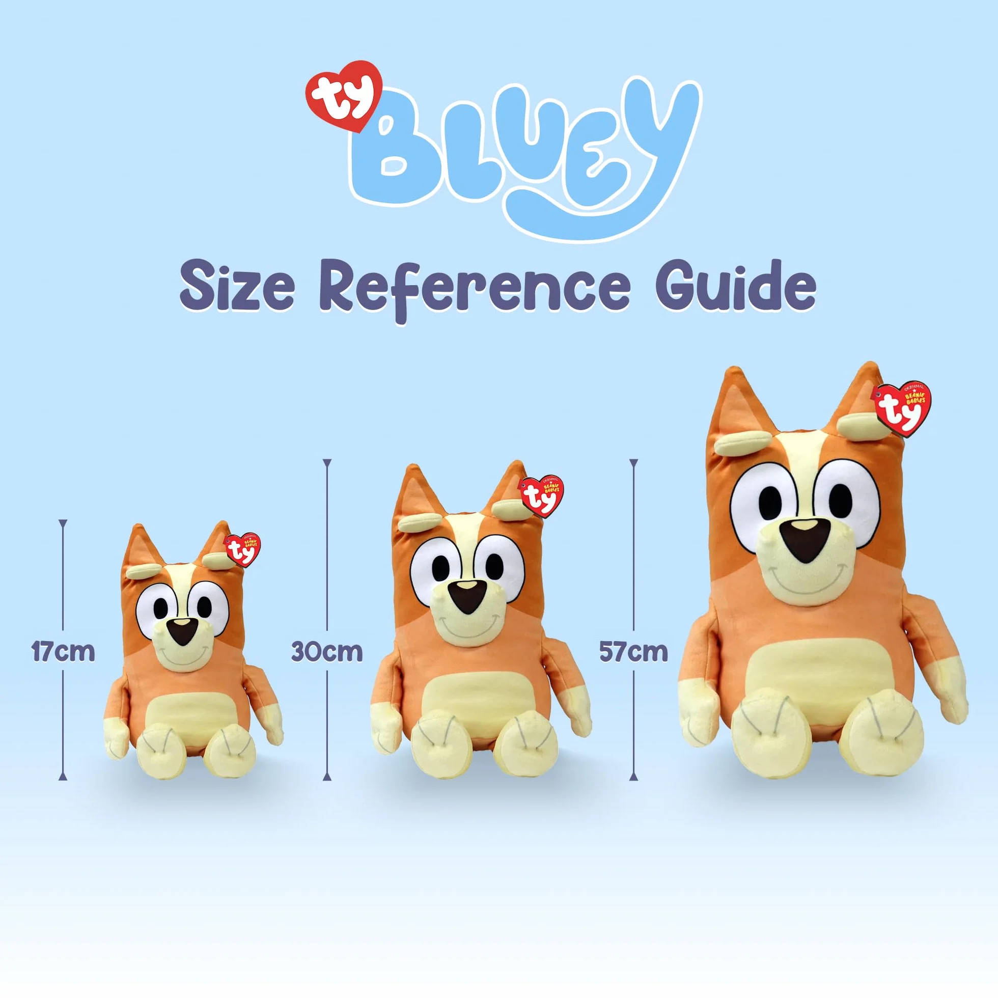 Ty Beanie Babies BLUEY El Personaje del Programa de televisión BLUEY