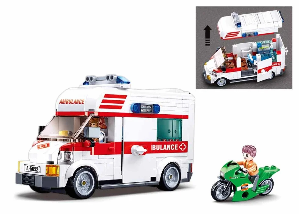 SLUBAN M38-B1065 Town Ambulance 328pcs