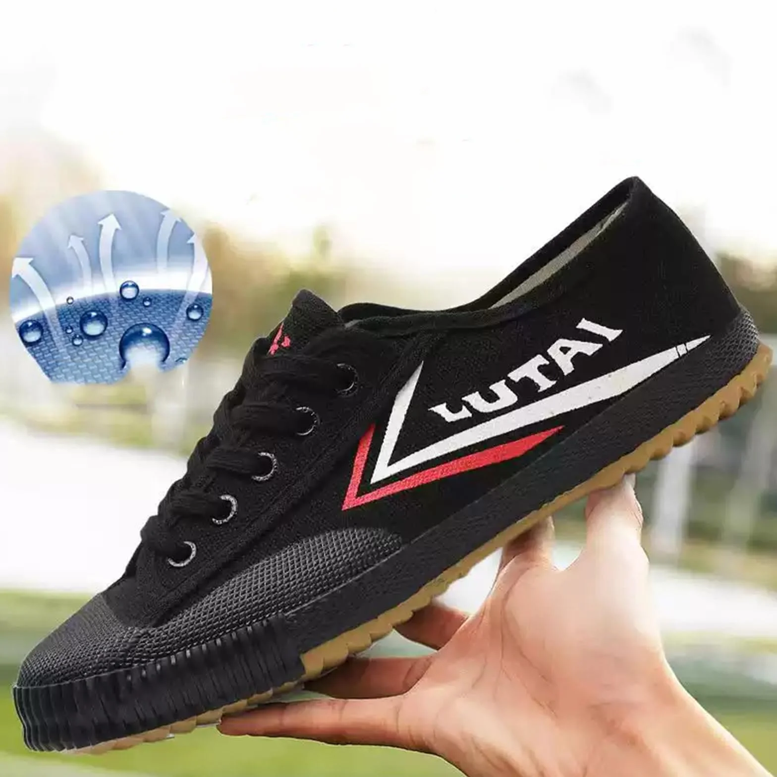 Zapatos de Artes Marciales Tai Chi Kung Fu para Niños y Adultos Zapatillas de Lona Descalzas