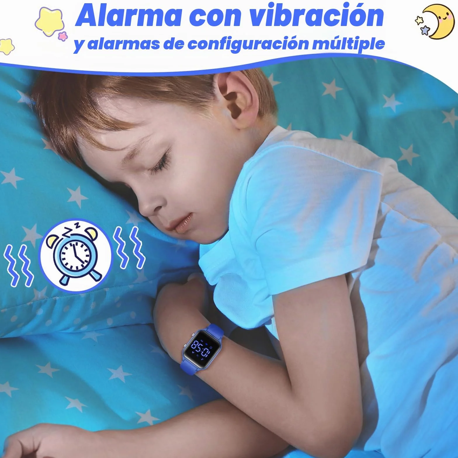 Timever Reloj Digital Deportivo para niños y niñas con Podómetro, Despertador, Cronómetro, Luz, Fecha, Correa de Silicona