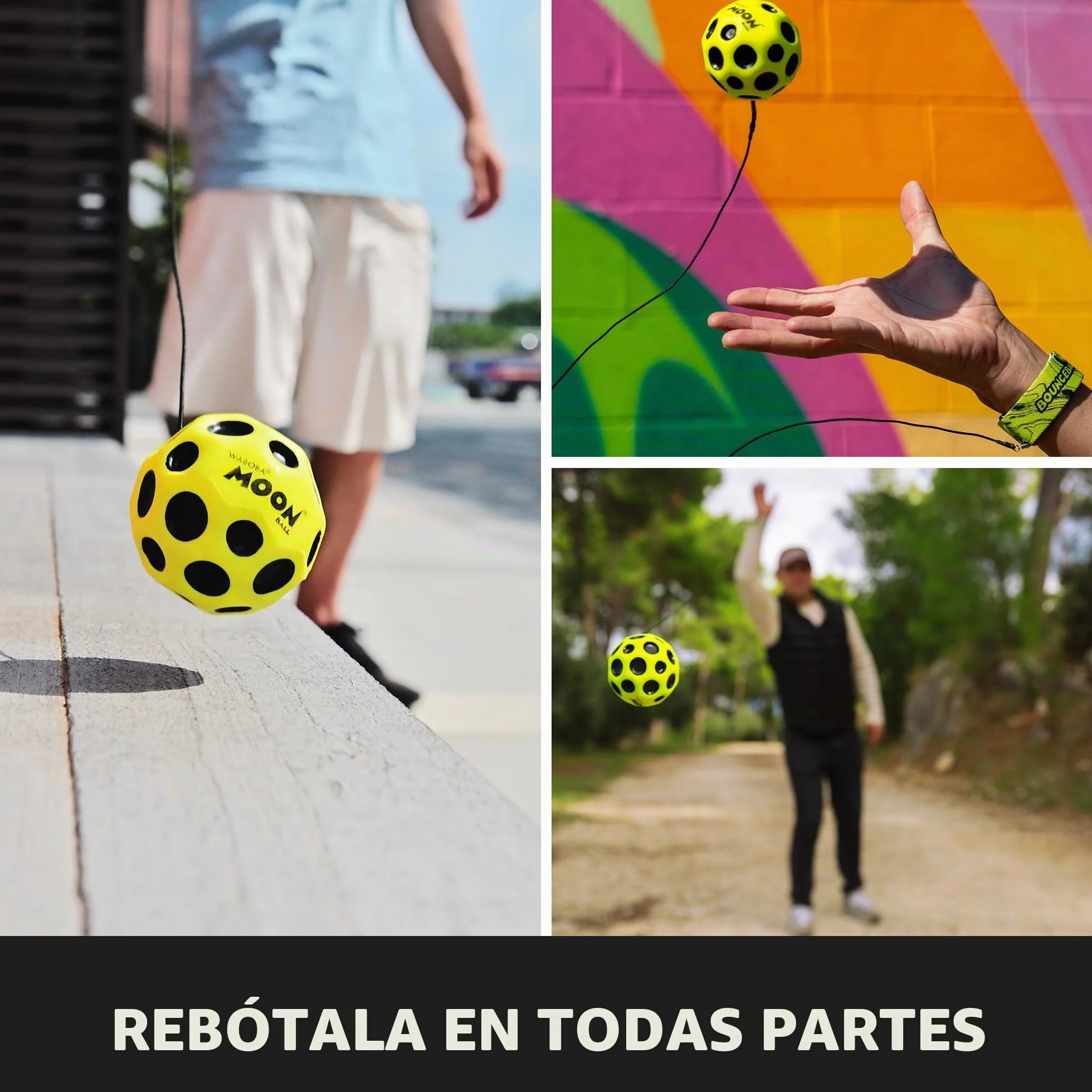 Waboba Balón Bola de Salto Amarillo Talla única AZ-330-Y