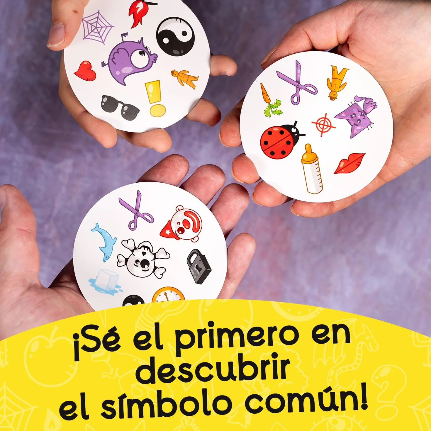 Asmodee Dobble Clasico, Juego de Cartas de Observación y Velocidad para Niños y Adultos, Juego de Mesa