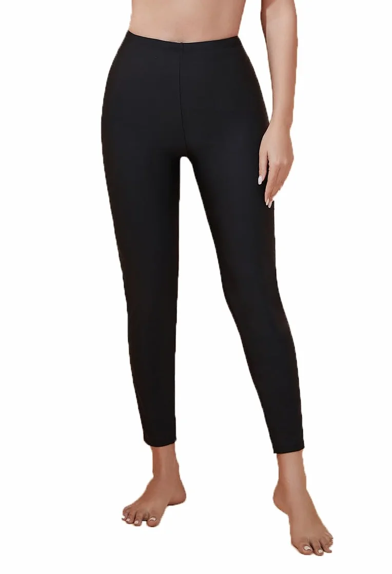 Pantalones de natación largos mujer protección solar surf snorkel