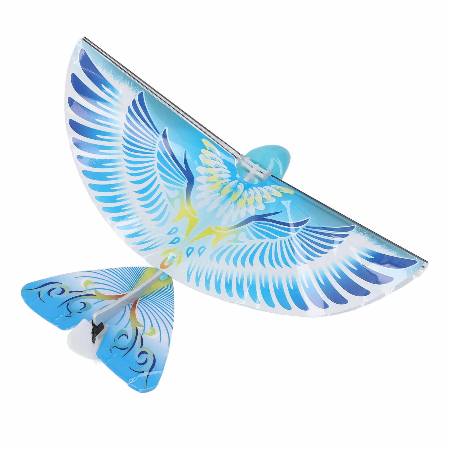 Juguete de Pájaro Volador RC, Control Remoto de 2,4 GHz, Alas Batientes Biónicas EPP con Luces LED, para Simulación de Vuelo en Interiores y Exteriores (#2)