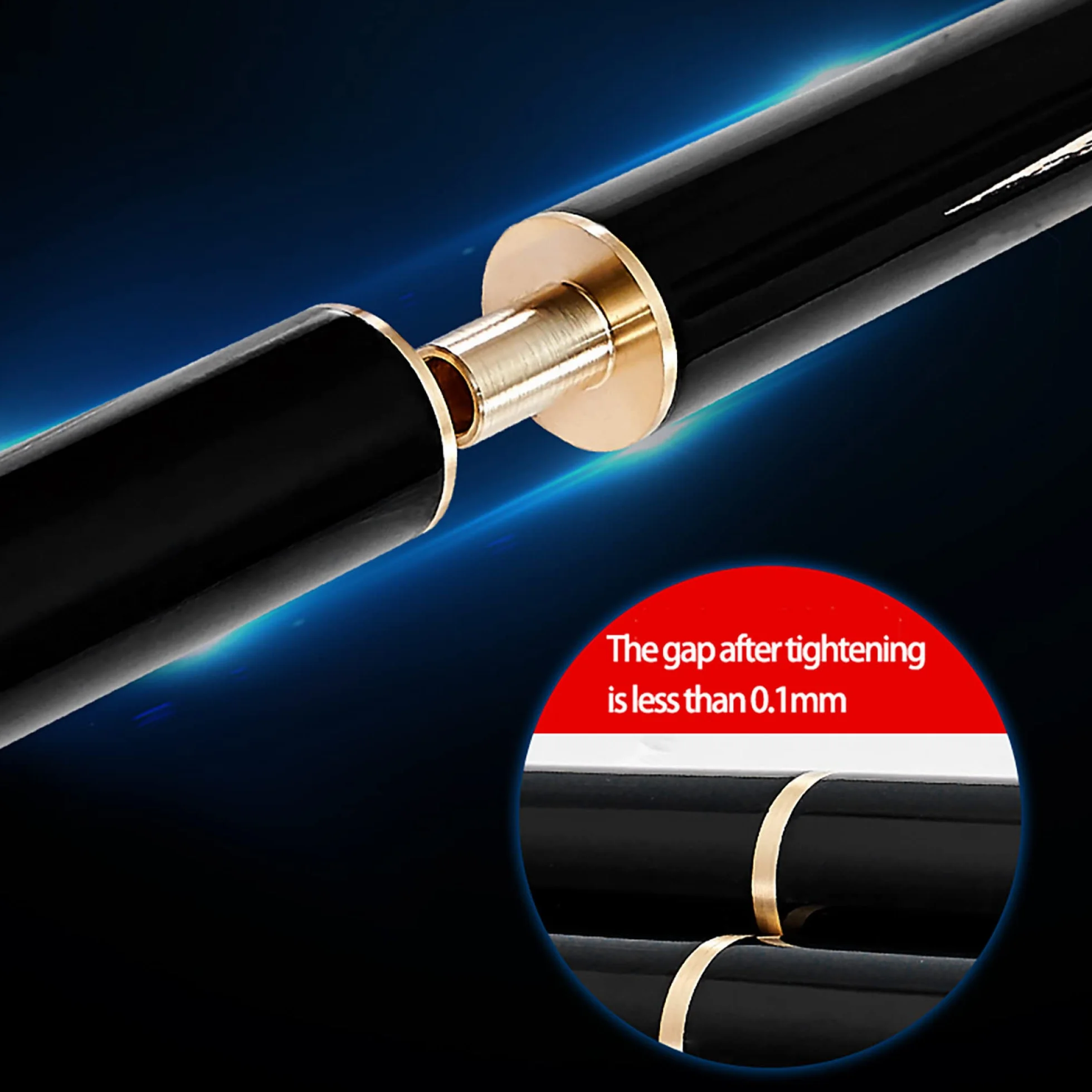 Billar Pool Cue de 57 in 18 Oz 3/4 Madera de Fresno 9mm Hecho a Mano con Varilla de Extensión