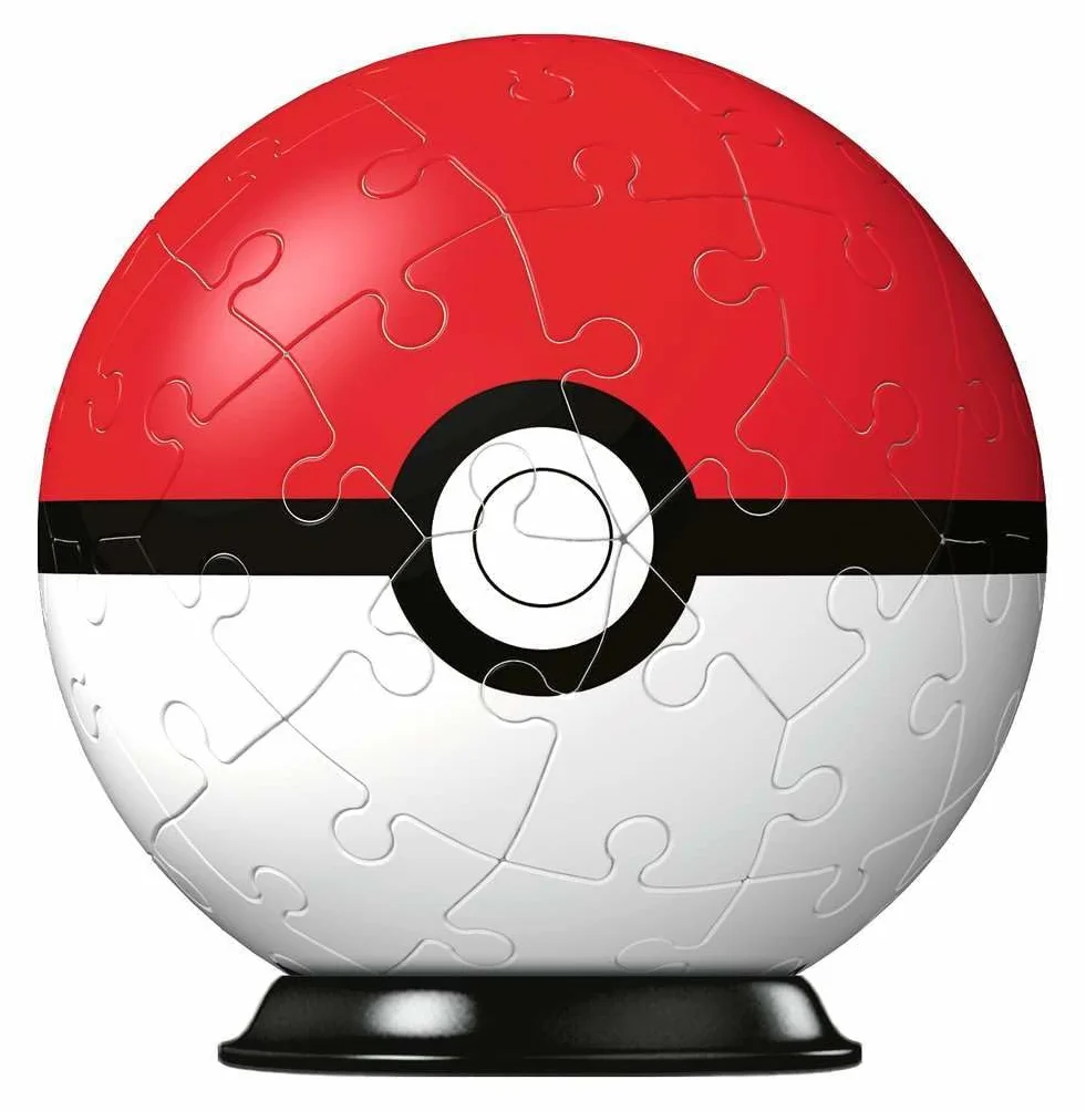Ravensburger Puzzle 3D Niños Pokemon Pokeball 55 Piezas Montable Regalo 6+