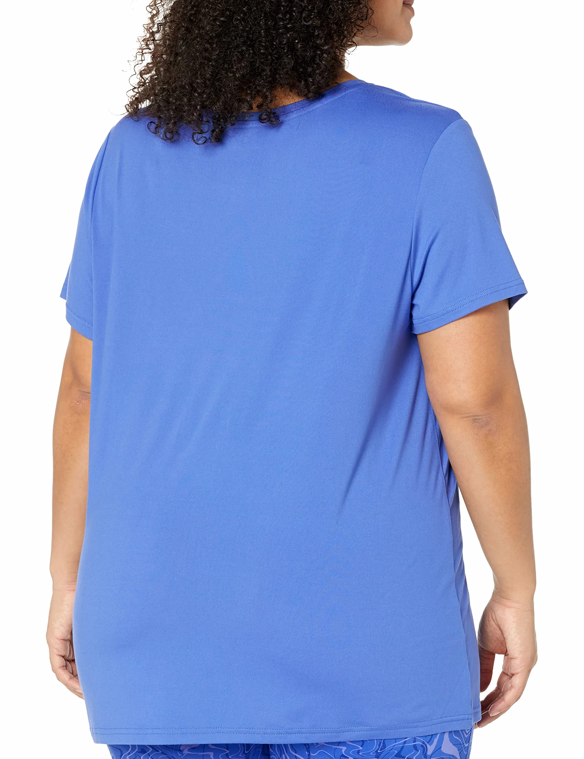 Amazon Essentials Camiseta Elástica Secado Rápido Manga Corta Cuello Redondo Mujer Gimnasio Paquete Múltiple