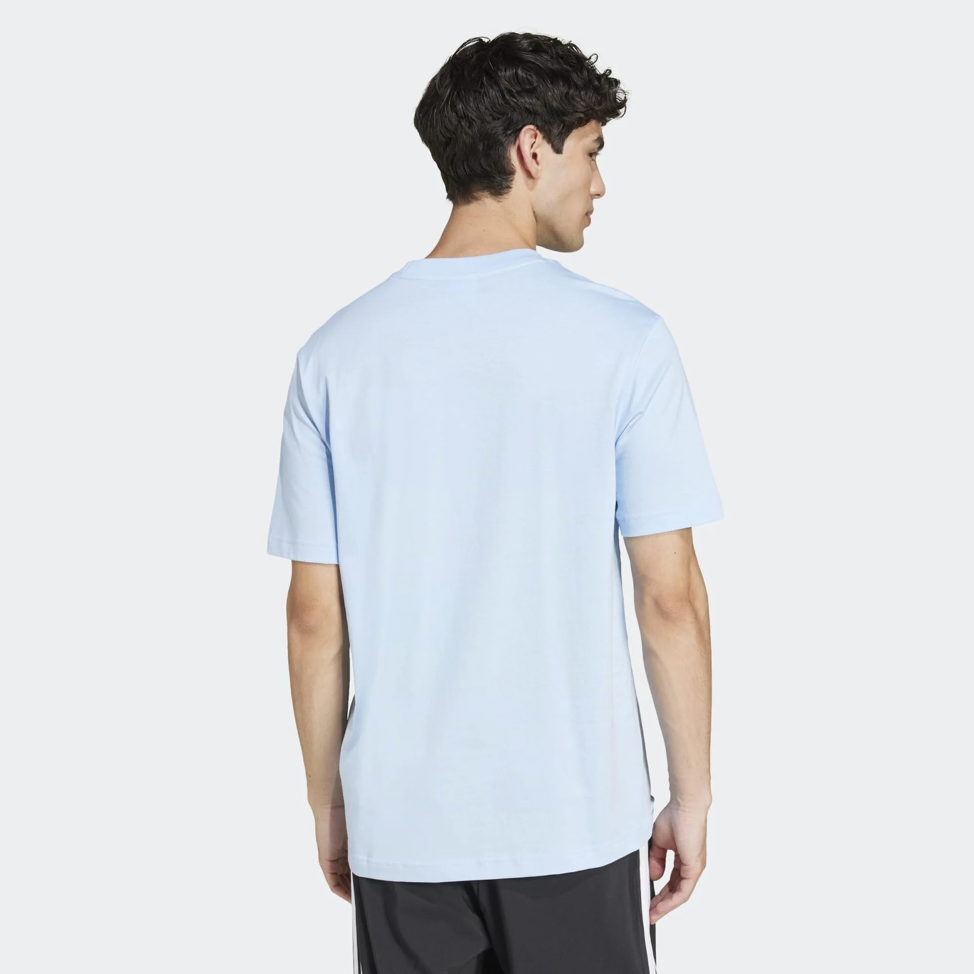 Adidas Essentials Small Logo Single Jersey Tee Hombre