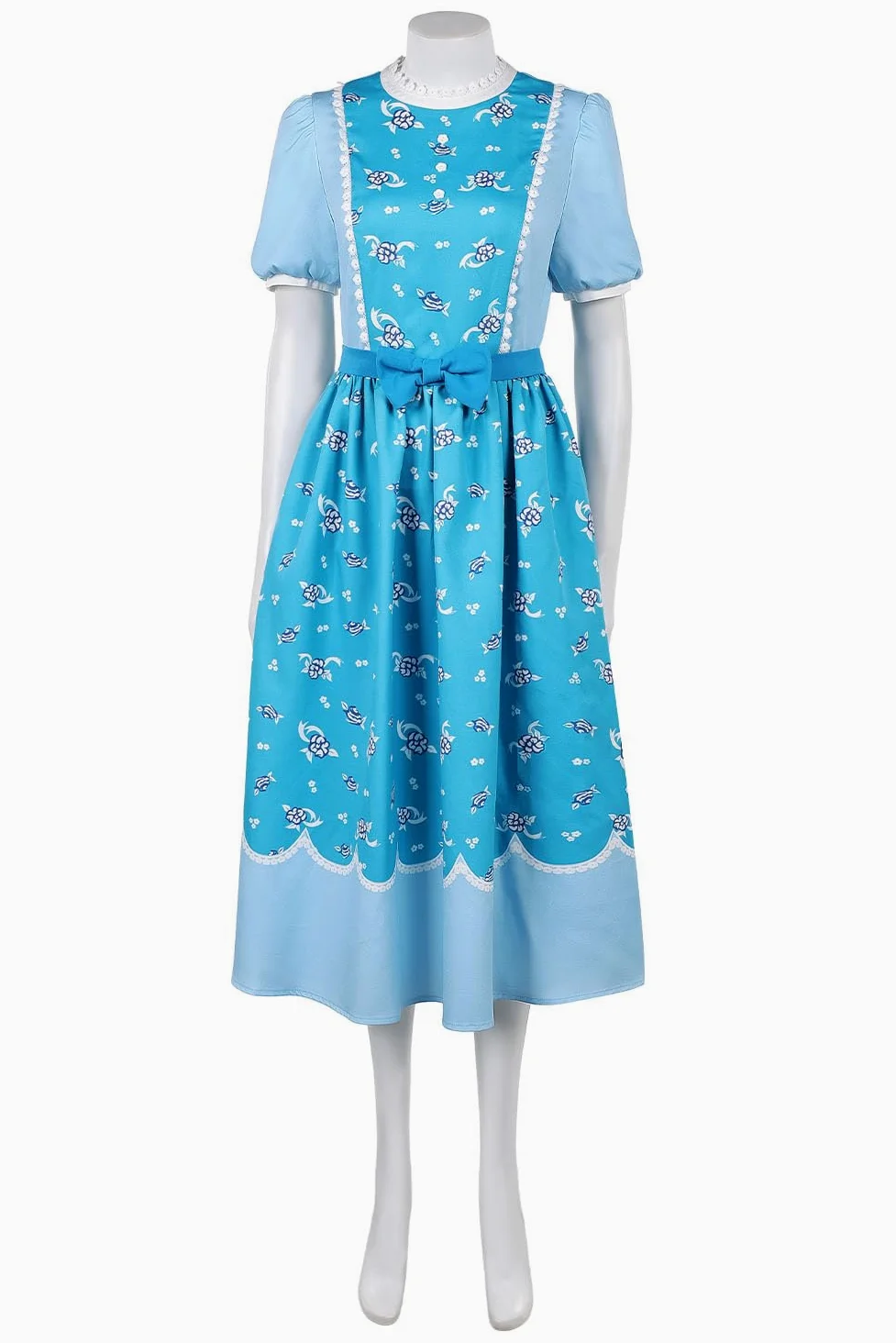 Holly Wheeler Disfraz Holly Azul Vestido Marrón Capa Capucha Strange Disfraz Carnaval Halloween