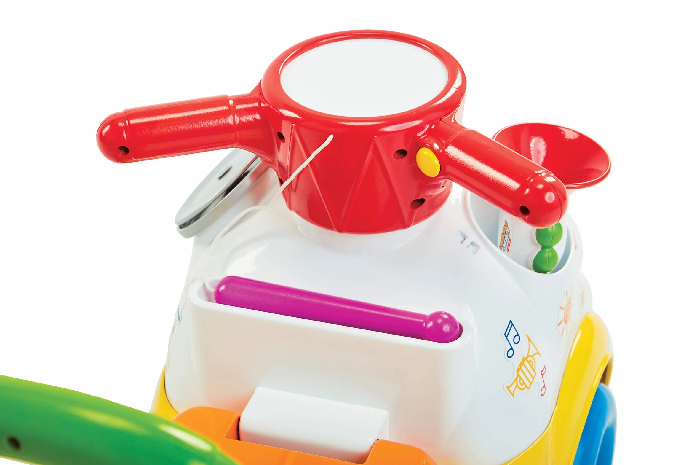 Fisher Price – Correpasillos Musical con Botones Interactivos – Correpasillos con Sonidos y Luces Incluidas – Ruedas Extra Anchas para una Mayor Estabilidad y Seguridad - para Bebes 1 Año +