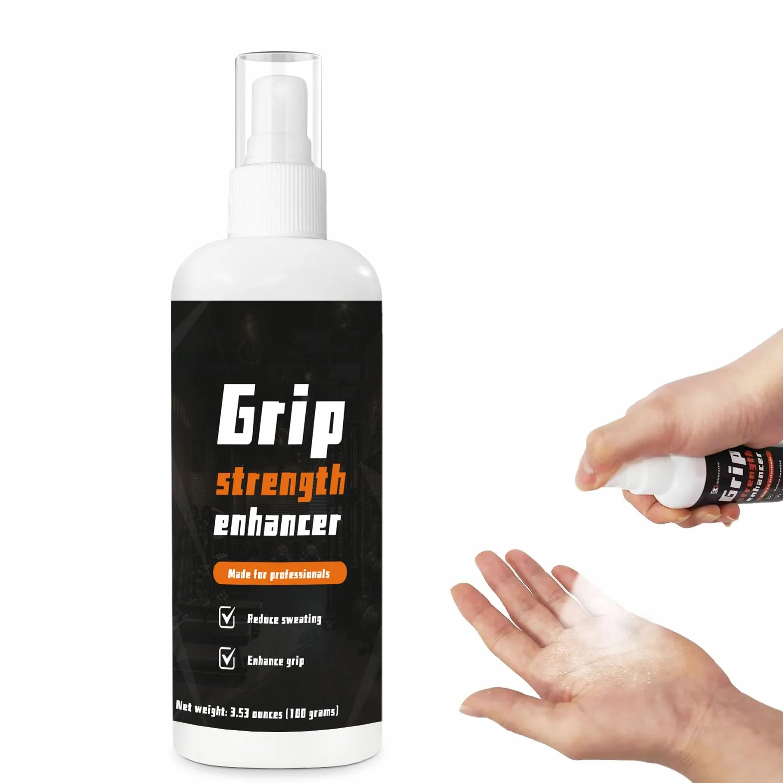 Grip Spray 100 ml Fortalecedor de Agarre Transparente Secado Rápido para Deportistas