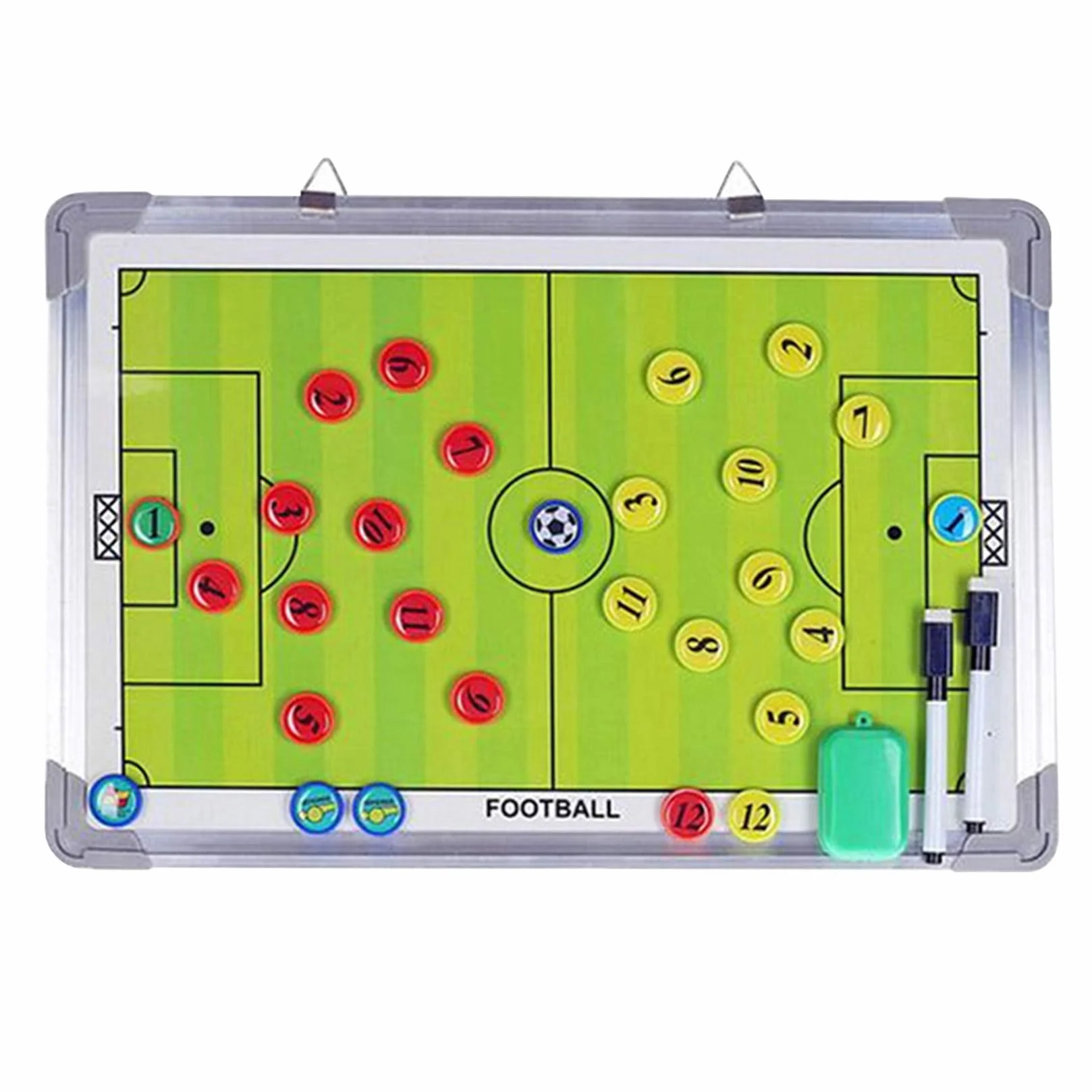 RoseFlower Carpeta Táctica de Fútbol con Imanes 53x31cm