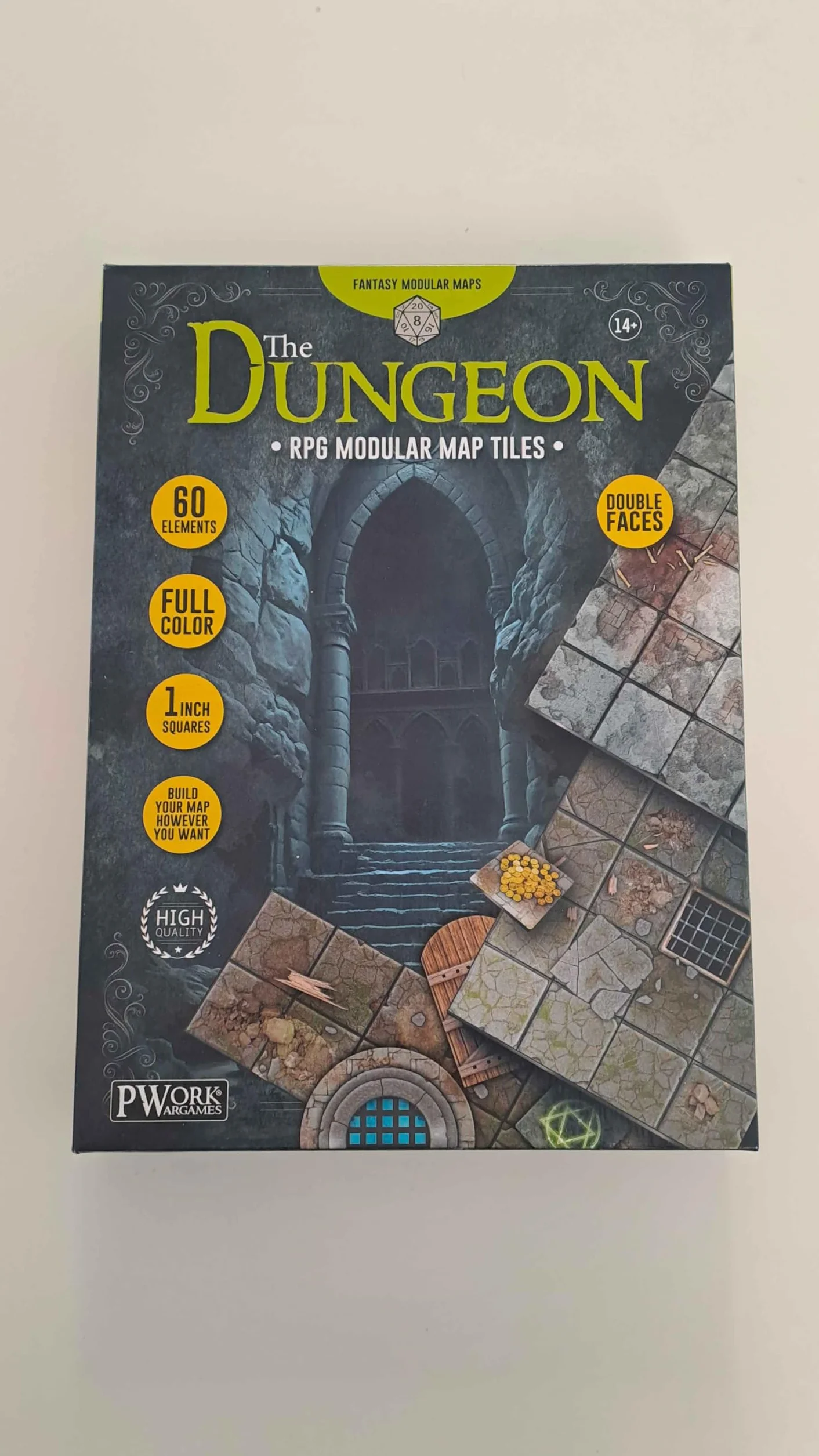 The Dungeon - RPG Modular Map Tiles - double face cardboard tiles