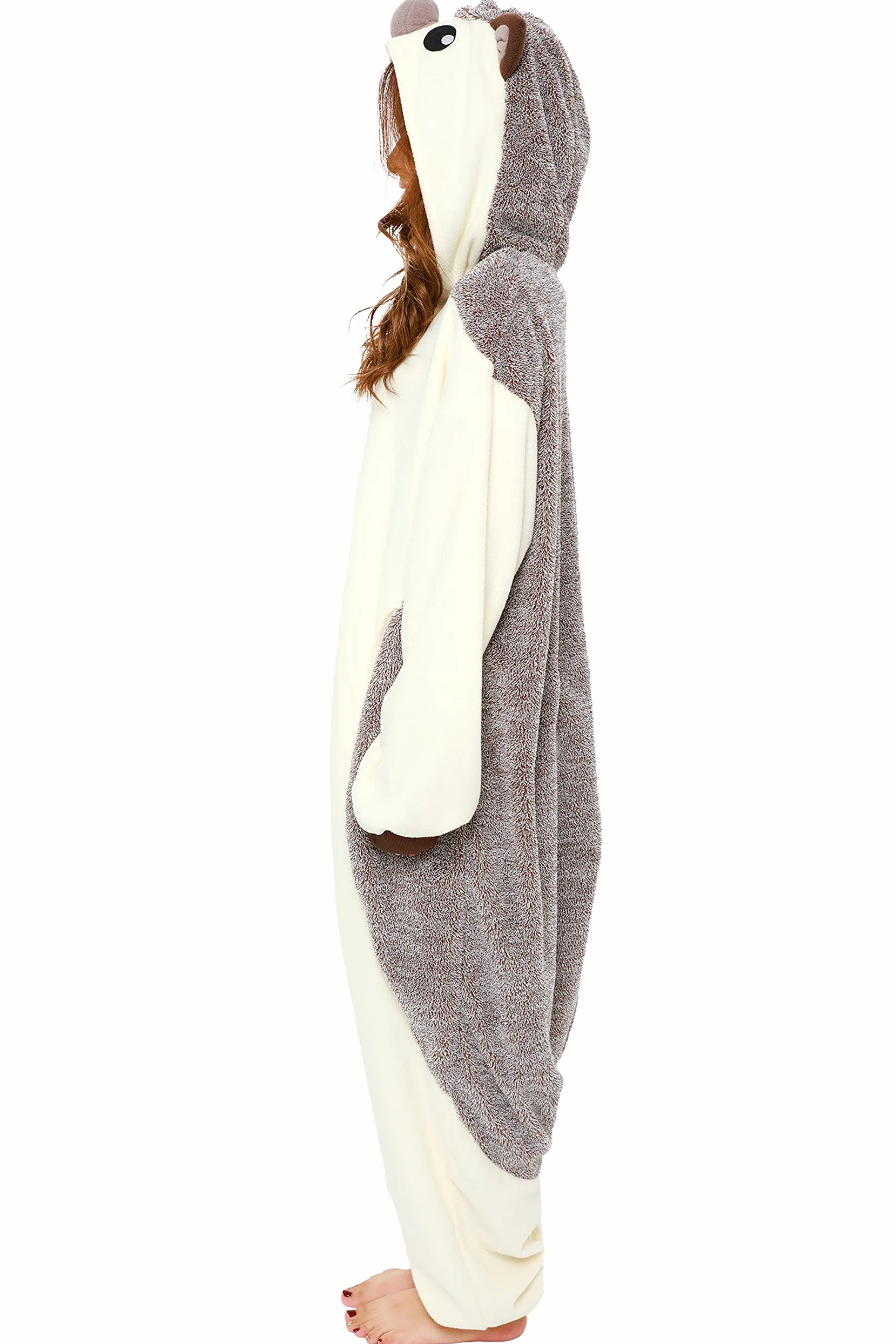 SAZAC Disfraz de erizo Kigurumi - Mono enterizo de Halloween