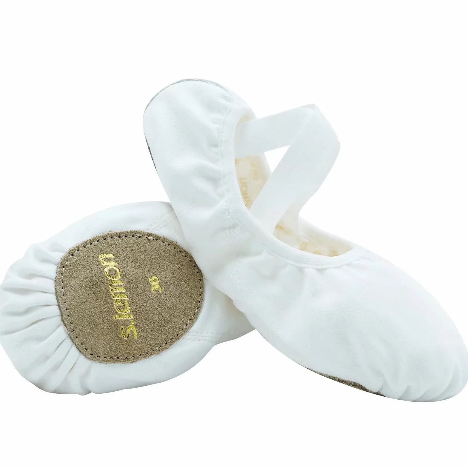Zapatillas de Ballet Lona Suela Partida para Niños y Adultos