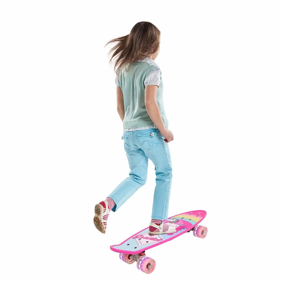 Skate Completo Monopatín Principiantes Estrellado Ruedas PU - Skateboard Niño, Monopatín Niños Patinete Rodamientos Penny Board Adulto Adolescente Joven