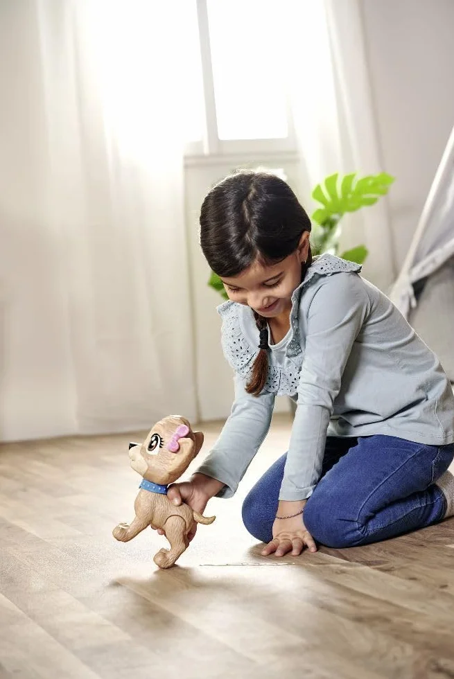 Simba 105893460 Chi Chi Love Pii Pii Puppy - Perro para pasear, Hace pipí, a Partir de 3 años, 20 cm