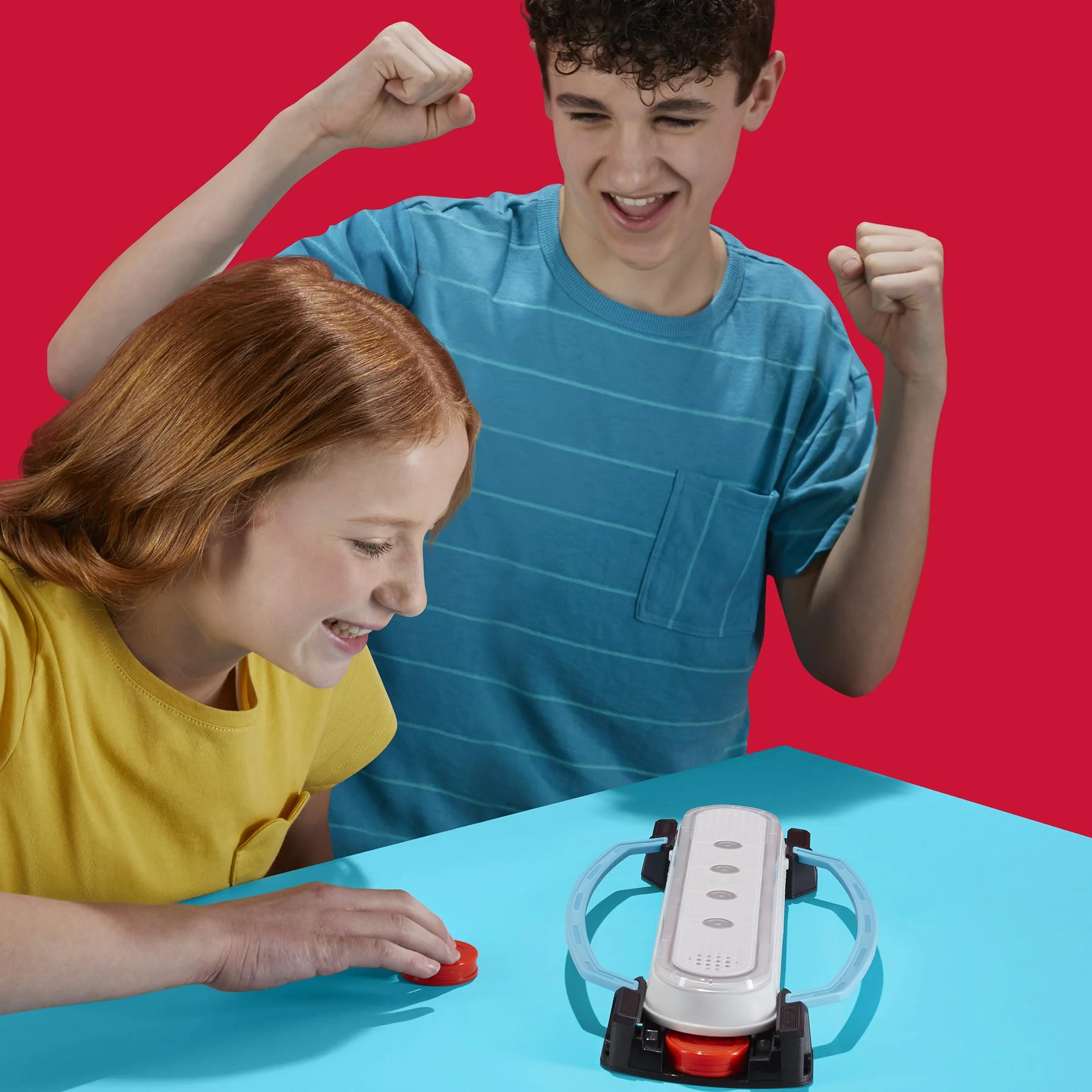 Hasbro Gaming Hypershot - Juego electrónico de Hockey de Mesa | 5 Juegos en 1 | Música, Luces y Sonidos | A Partir de 8 años | para 1 a 2 Jugadores | Juegos de Mesa para niños