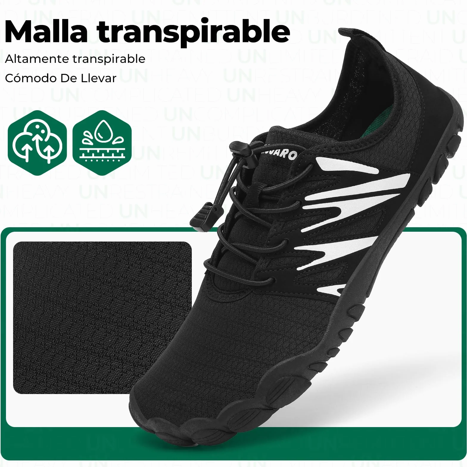 SAGUARO Zapatillas Barefoot Hombre Escarpines Transpirables Secado Rápido Antideslizantes 39-48