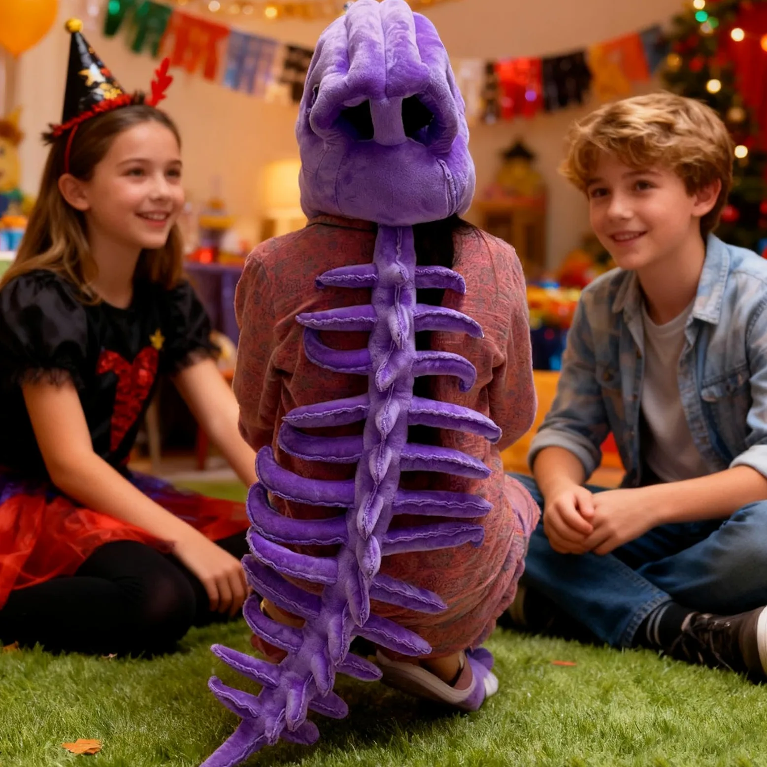 Disfraz de dinosaurio esqueleto, trajes de vestir con sonido, ropa de cosplay de vacaciones, para actuaciones en escenario, creadores de contenido, eventos temáticos, convenciones, cómics, casa