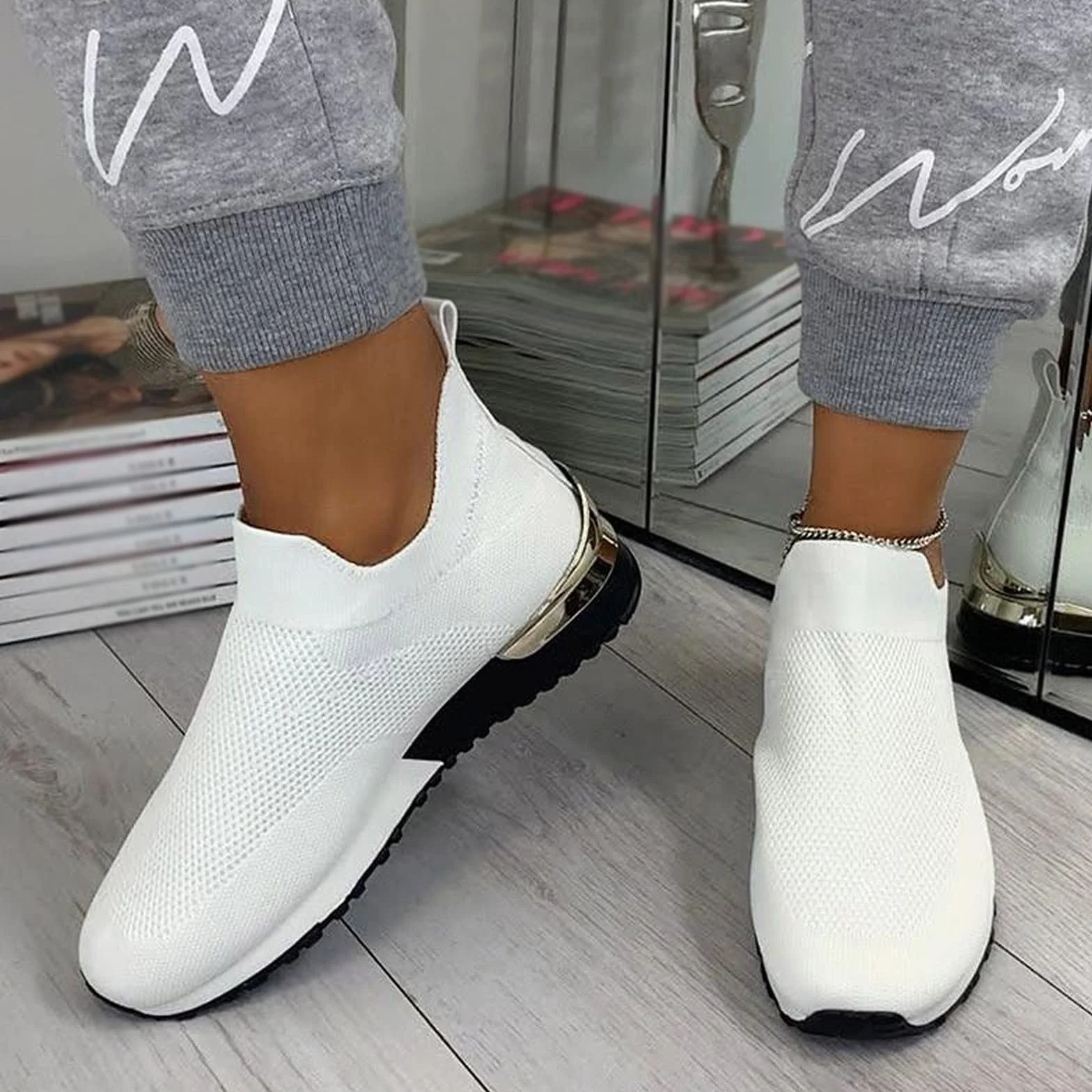 Zapatillas deportivas para mujer transpirables ligeras para correr senderismo