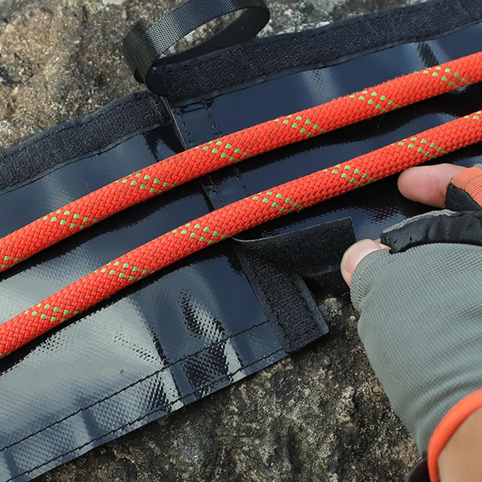 Protector de cuerda de escalada PVC Anti Wear Arborist Rope Protector Cubierta de protección segura para rescate