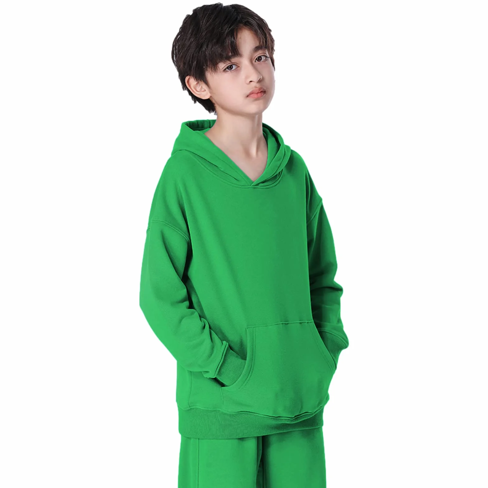 amropi Chándal Niños 2 Piezas Sudadera Capucha Pantalones Jogging Conjunto 3-12 años